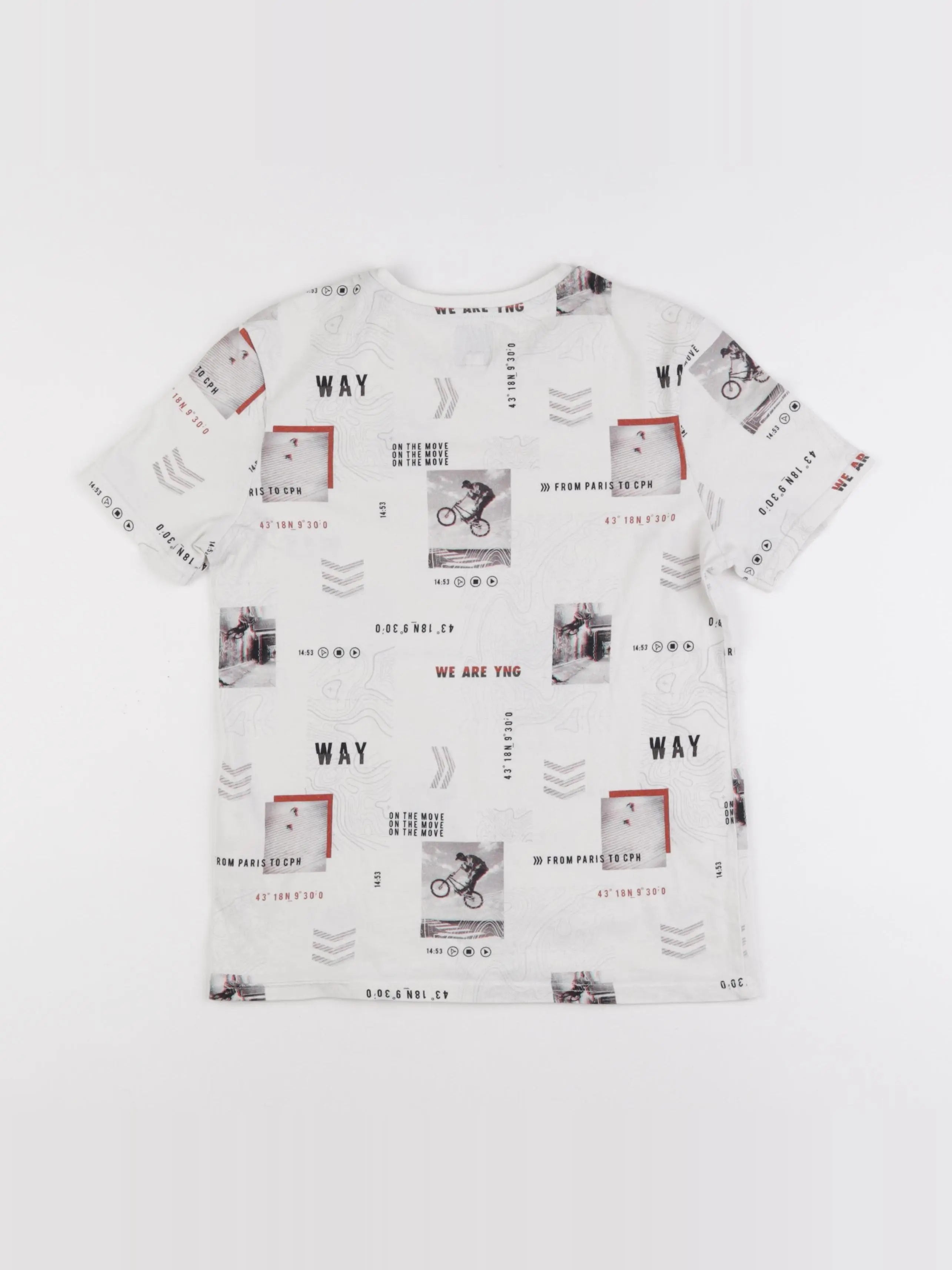 IKKS - tee-shirt blanc - 12 ans