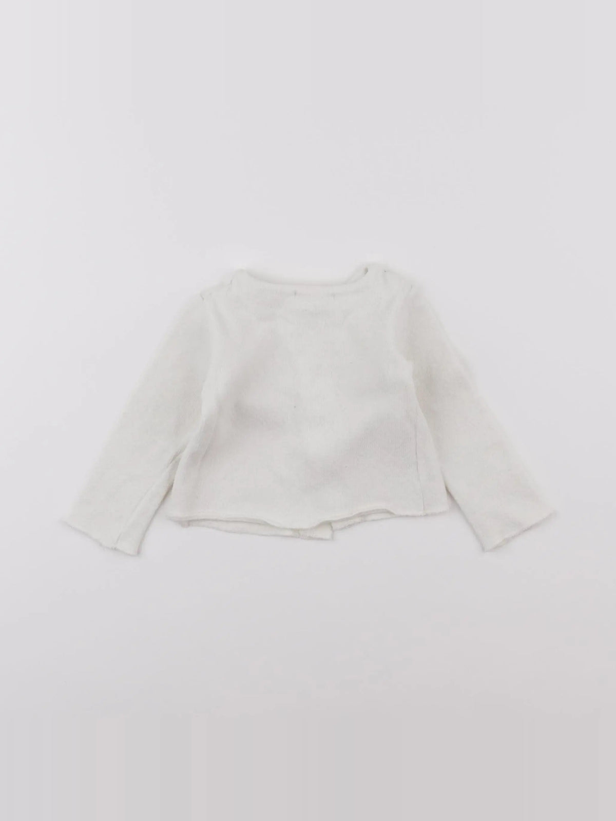 1+ In the family - gilet blanc - 3 mois