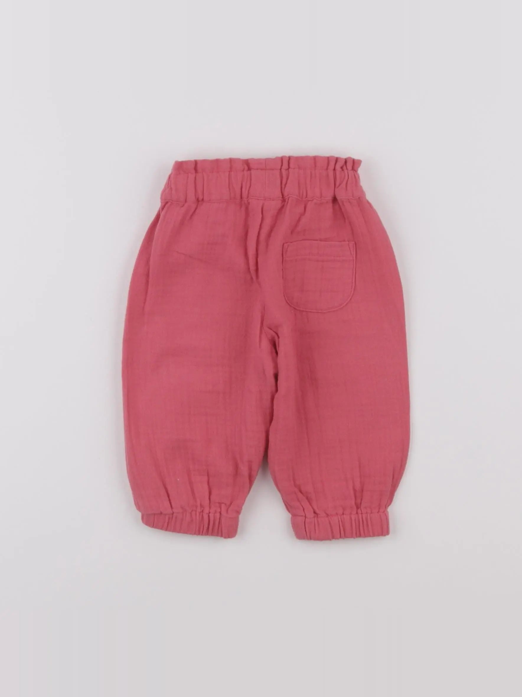 Bonton - pantalon rose - 6 mois