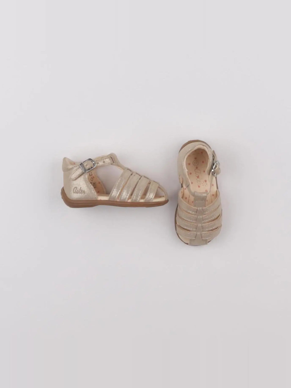 Aster - sandales or - pointure 18