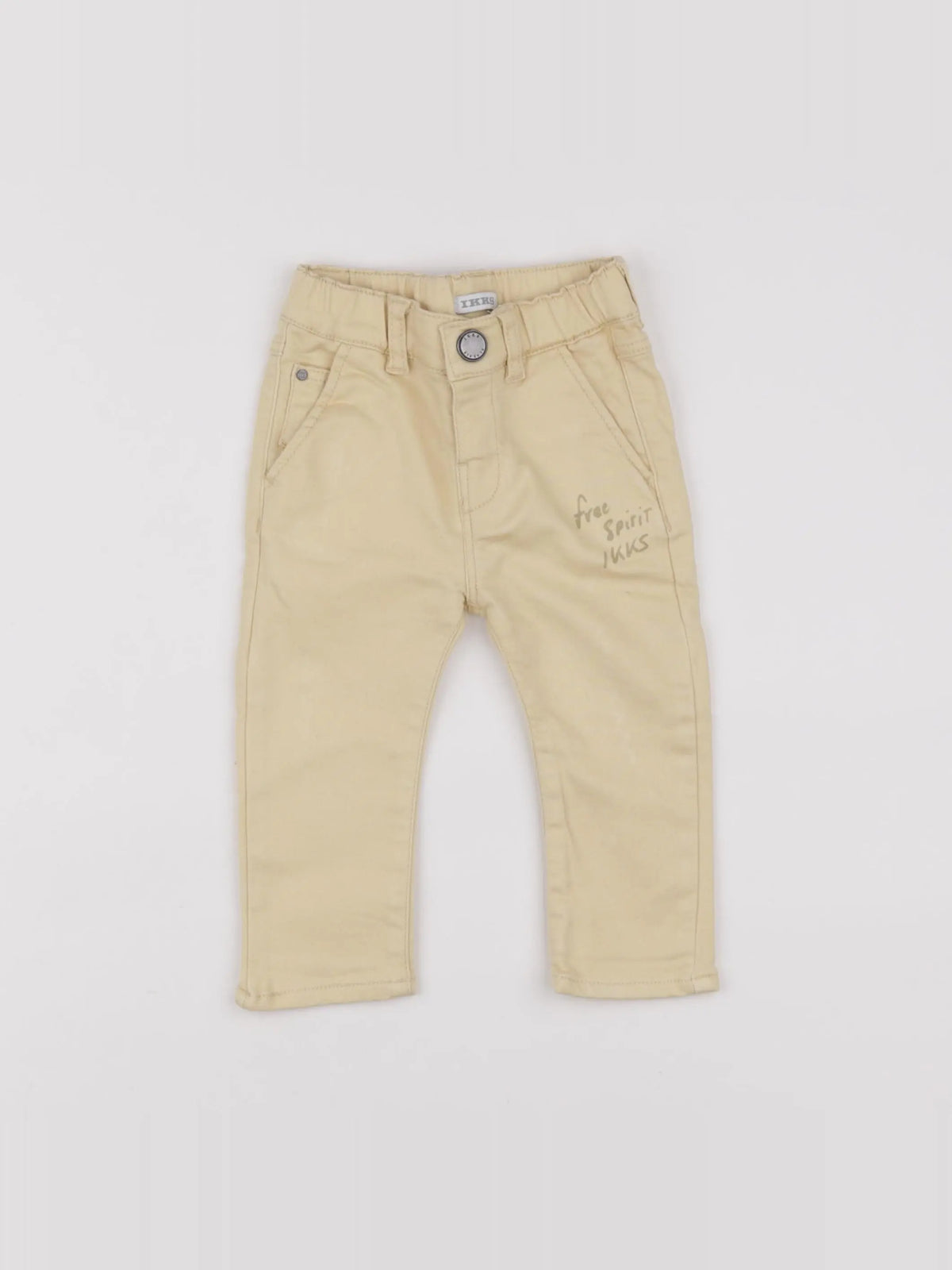 IKKS - pantalon jaune - 12 mois