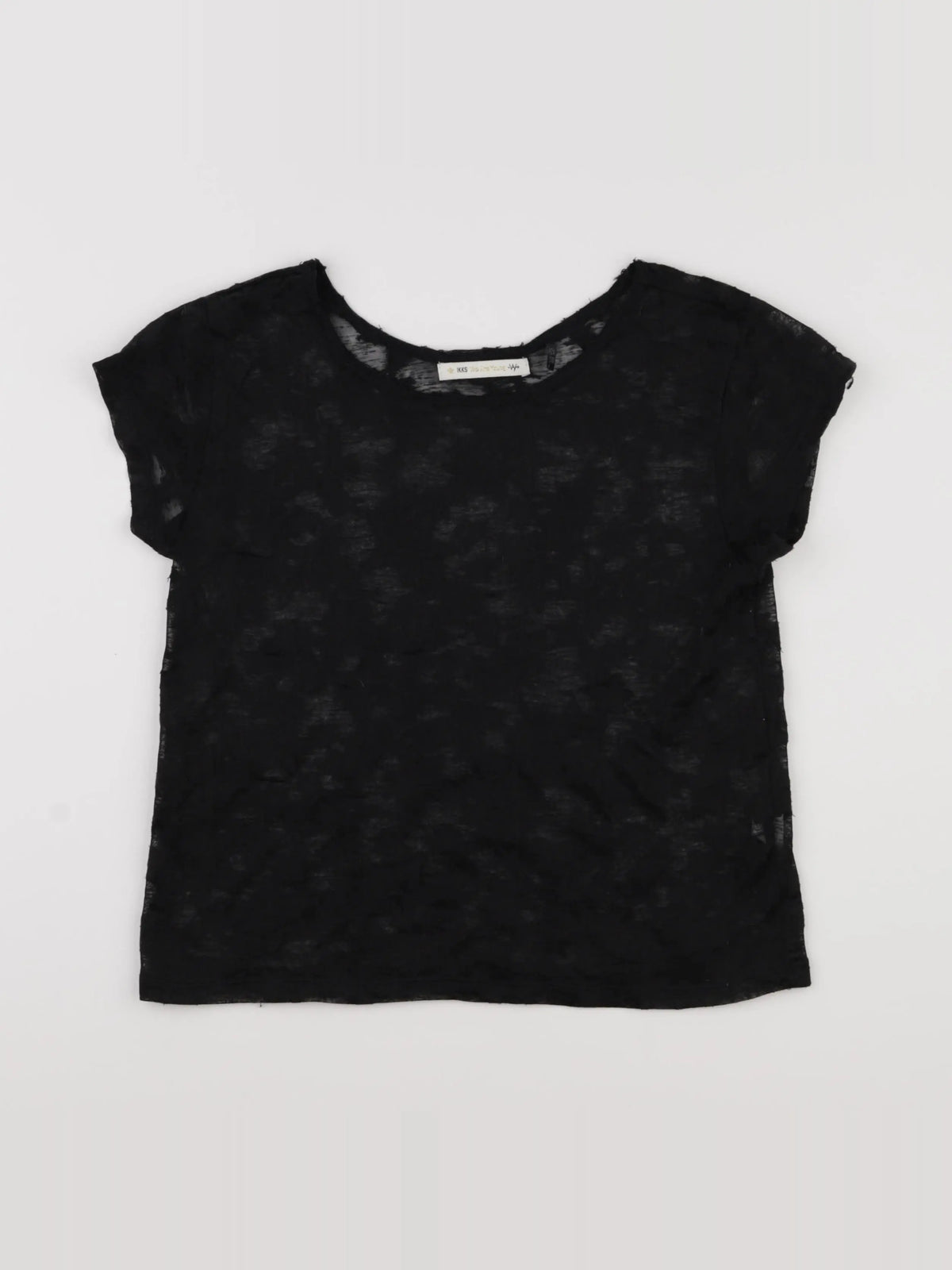 IKKS - blouse noir - 12 ans