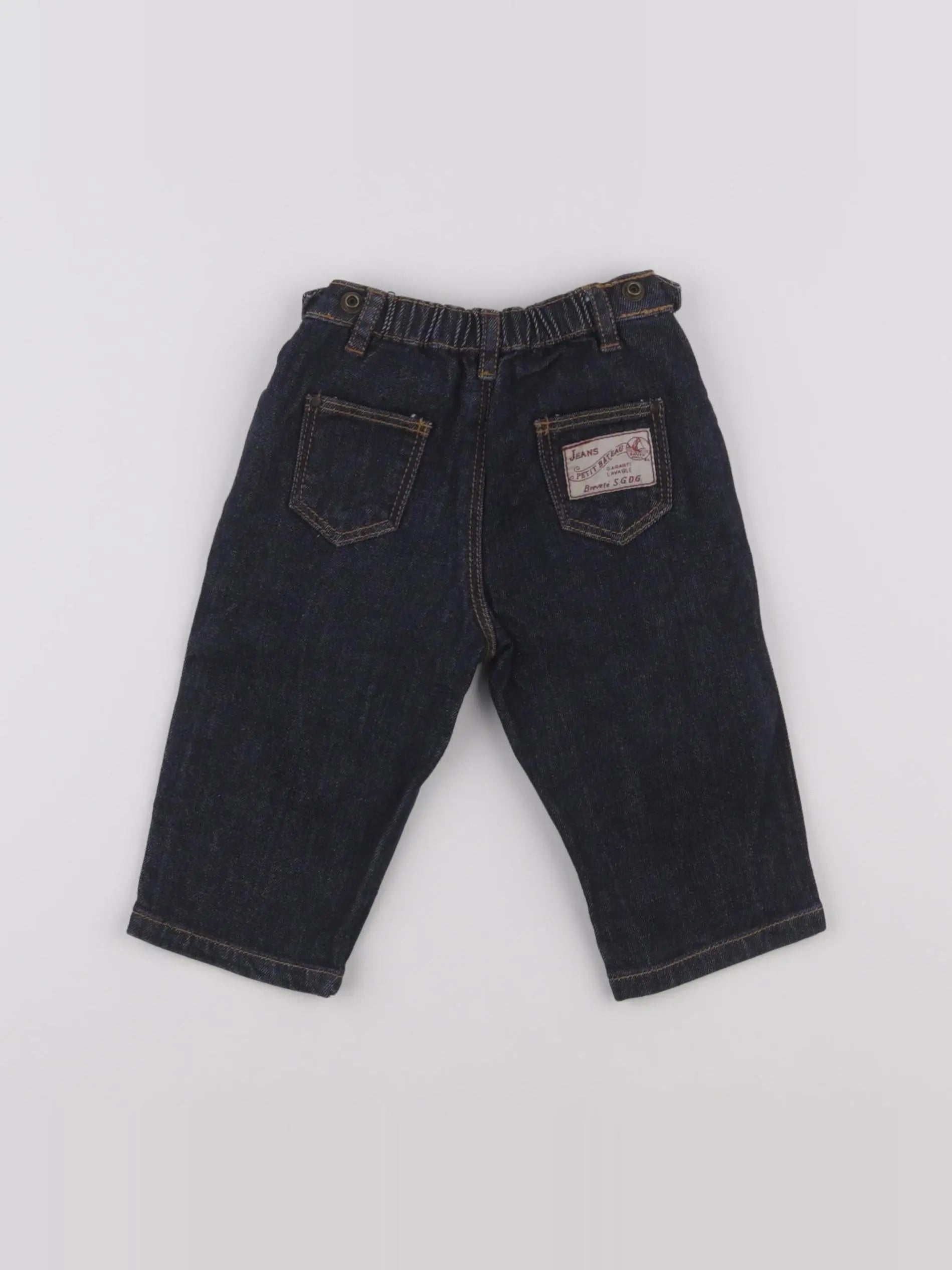 Petit Bateau - jean bleu - 6 mois