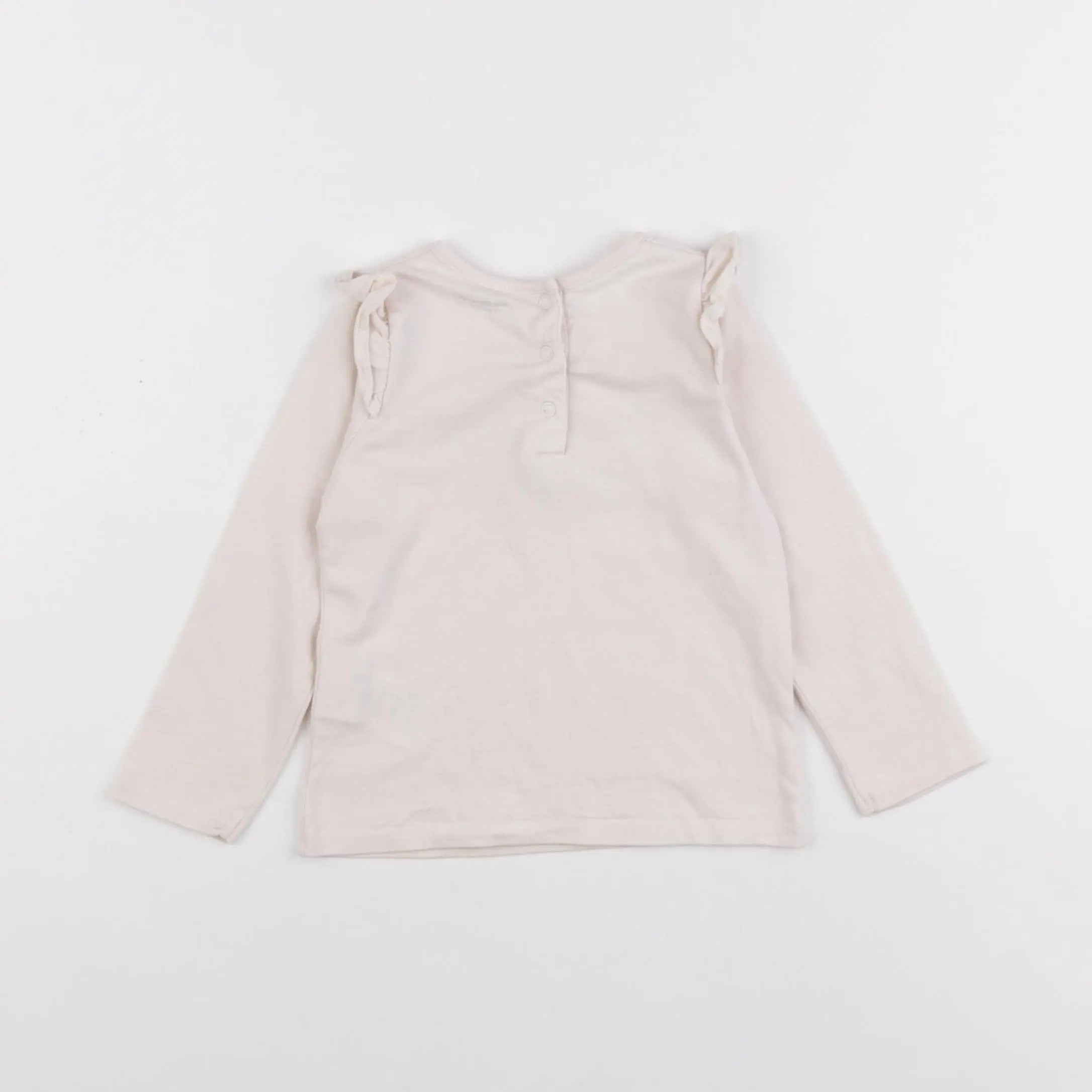 Vertbaudet - tee-shirt beige - 18 mois