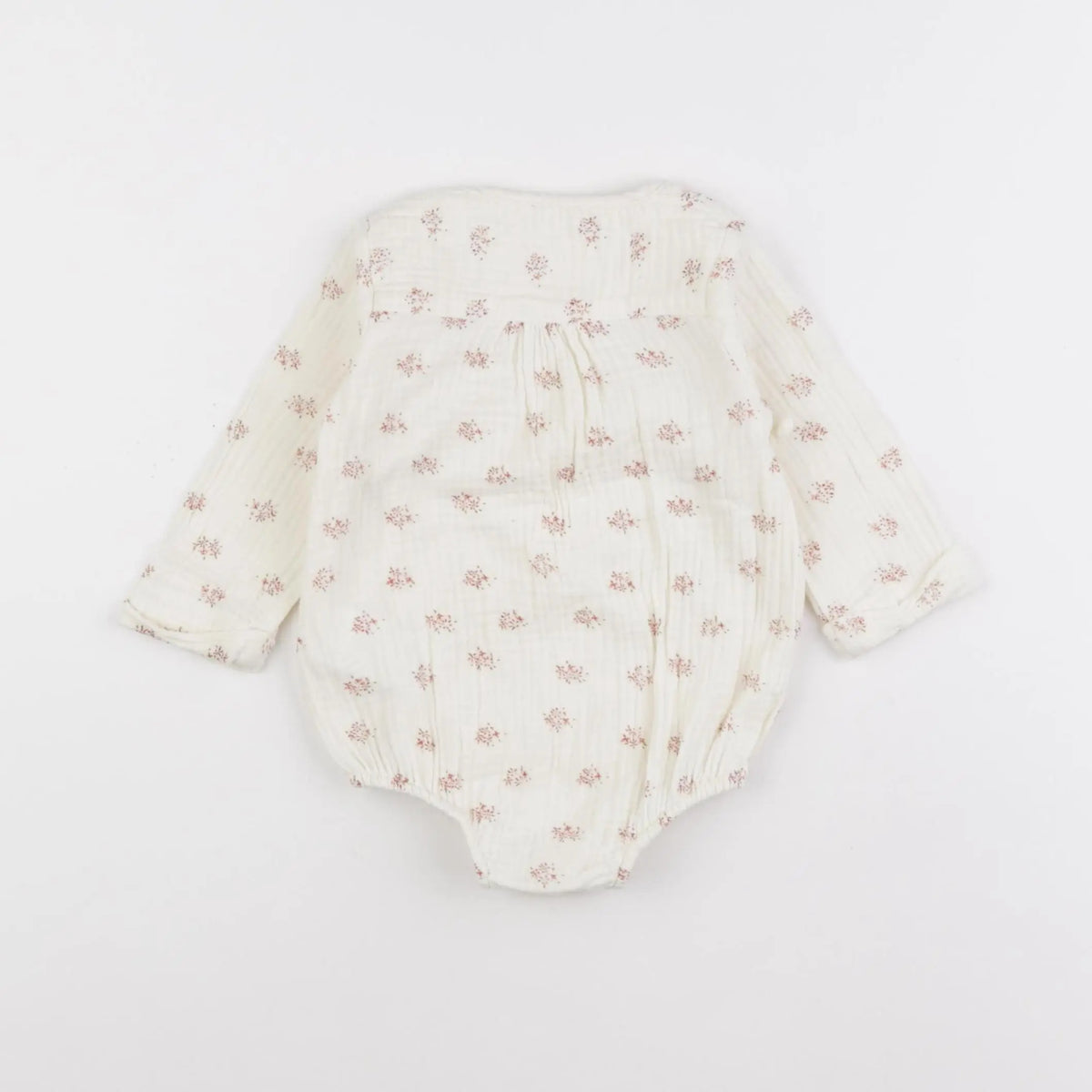 Vertbaudet - combinaison beige - 9 mois