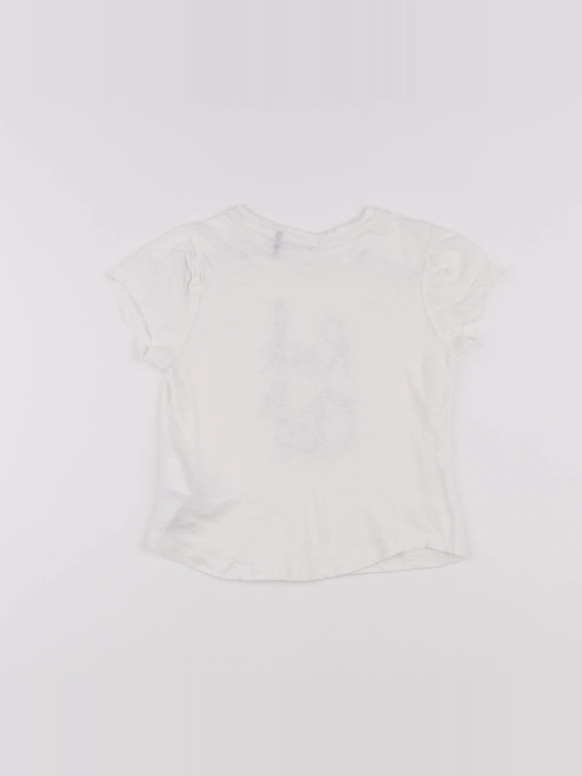 IKKS - tee-shirt blanc, or - 6 ans