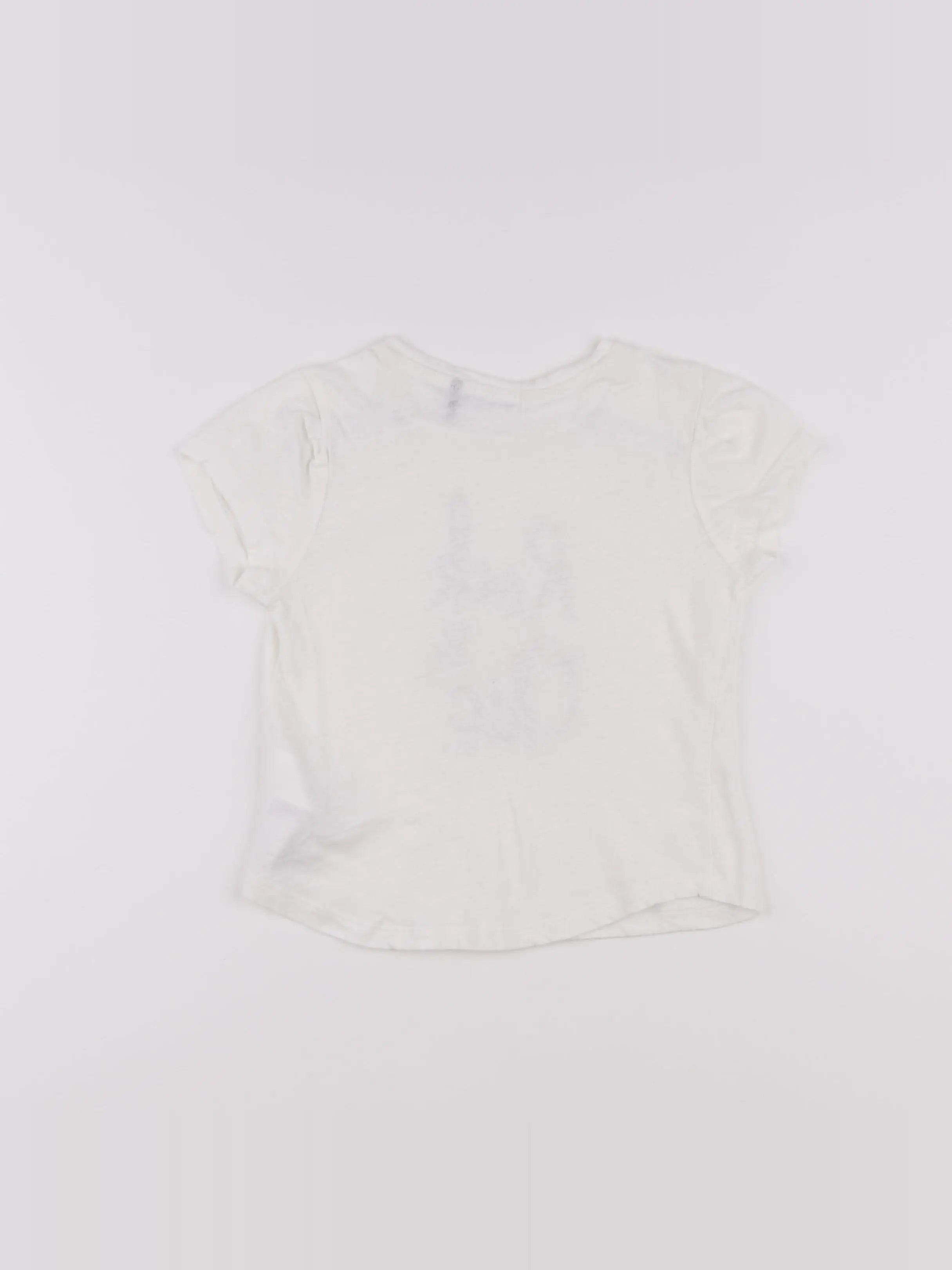 IKKS - tee-shirt blanc, or - 6 ans