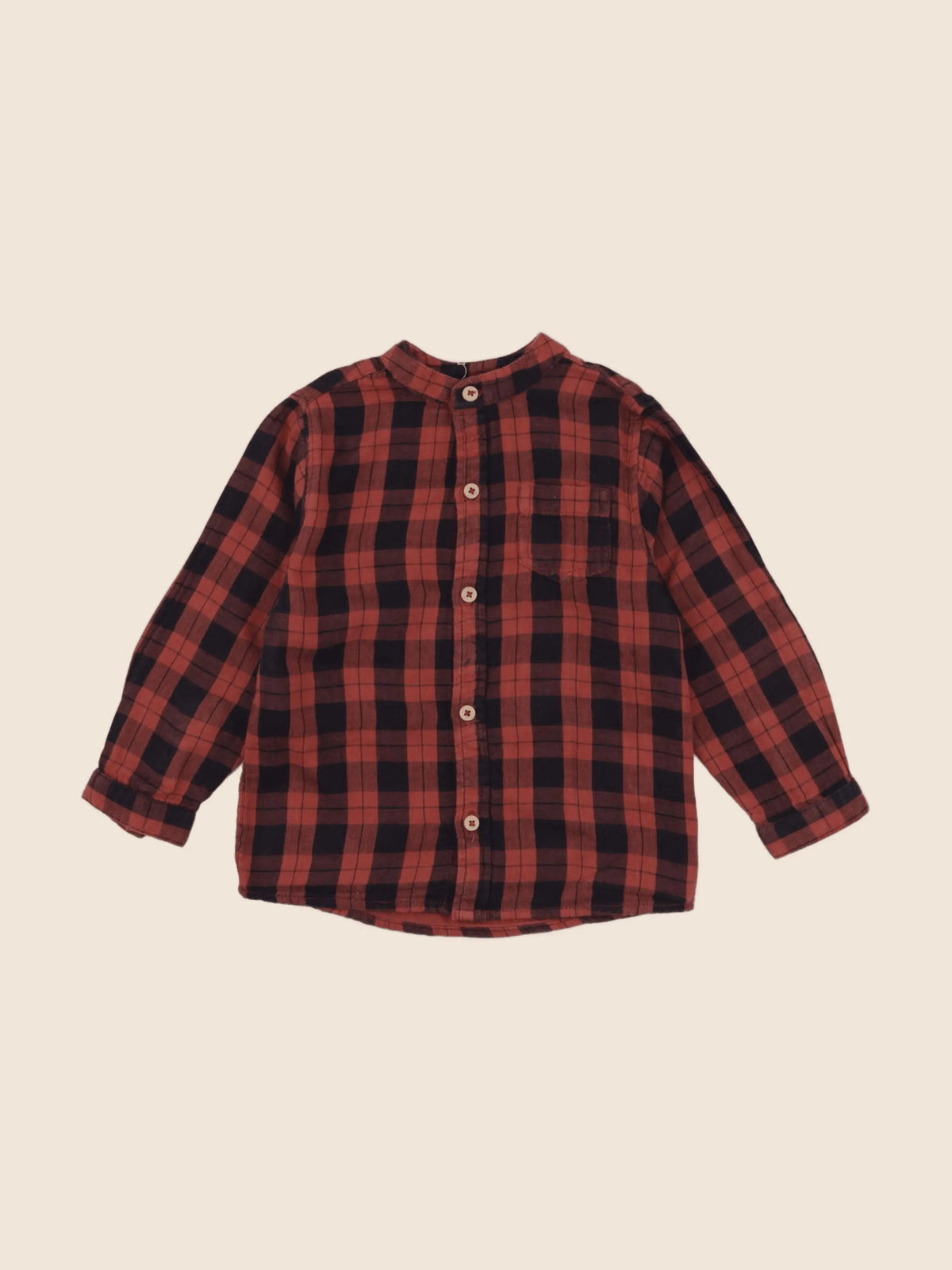 Boutchou - chemise bleu, orange - 36 mois
