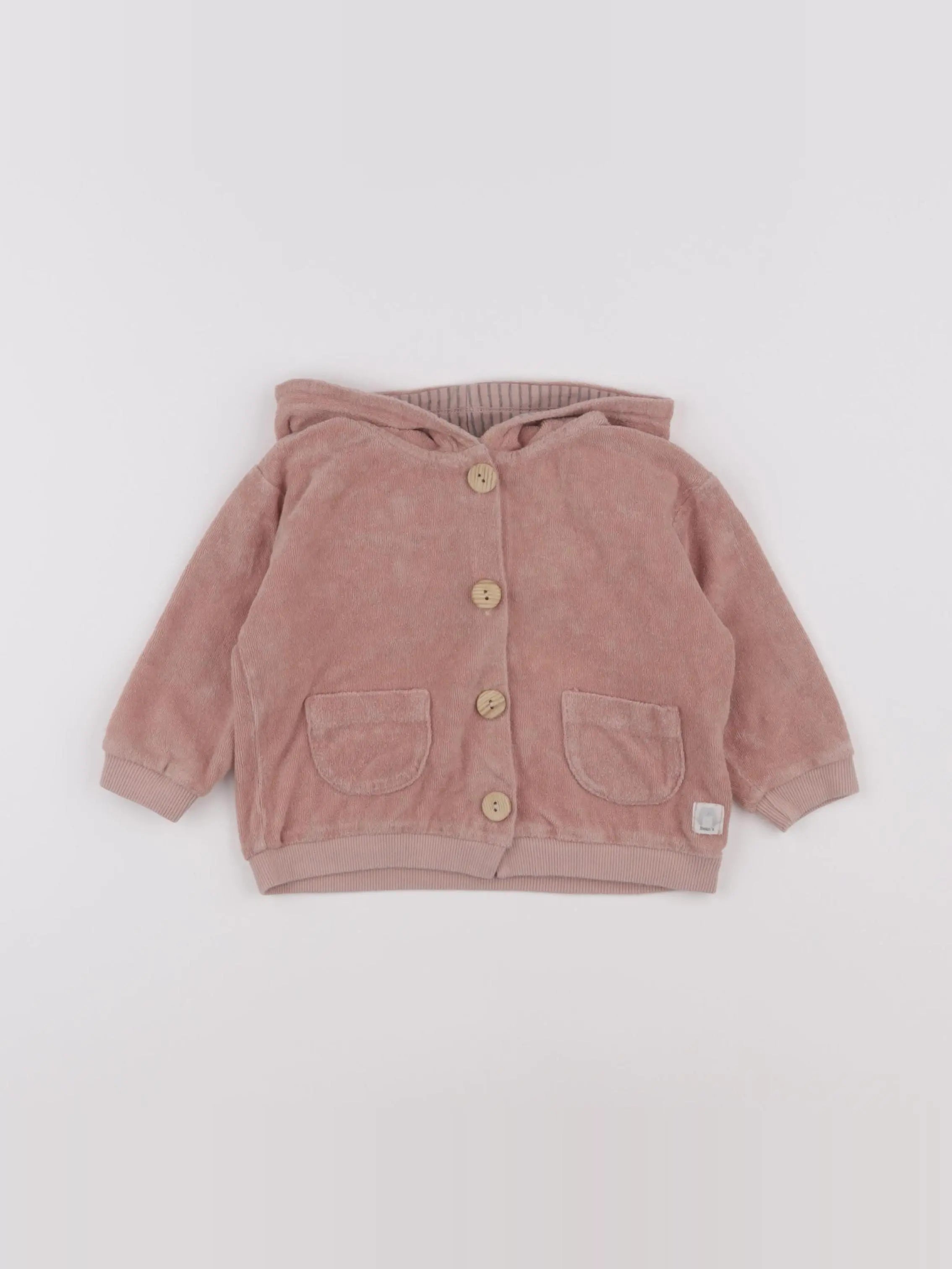 Bean's barcelona - sweat rose - 9/12 mois