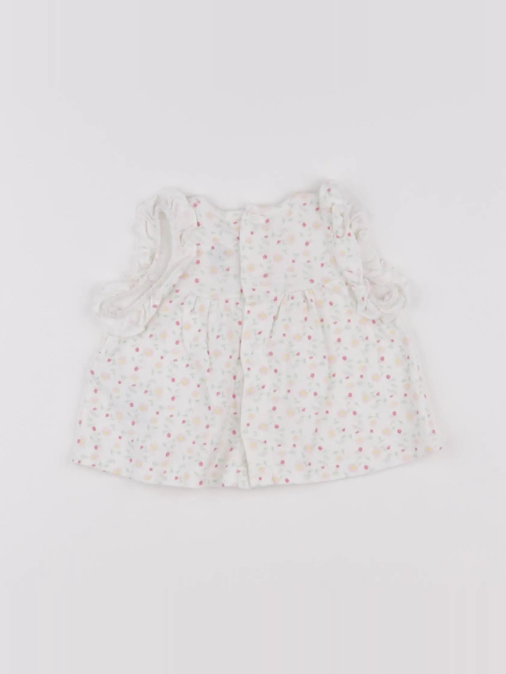Petit Bateau - tee-shirt blanc - 3 mois