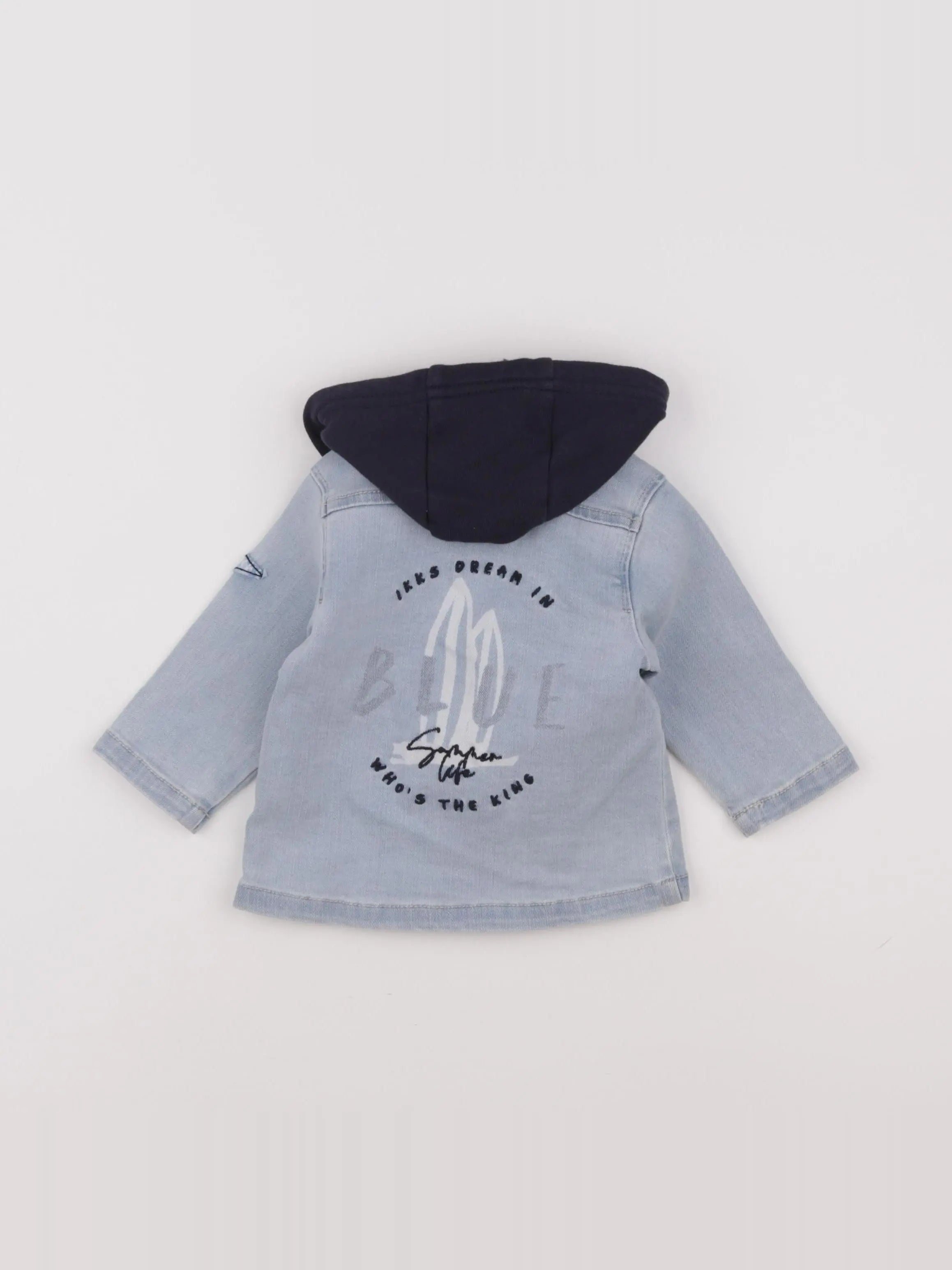 IKKS - veste bleu - 6 mois