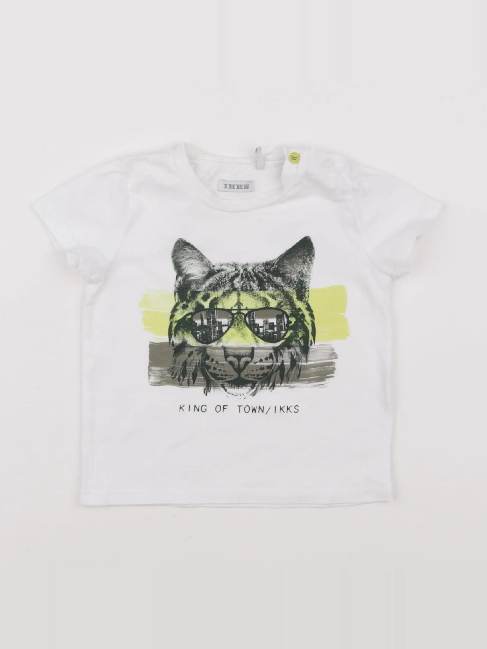IKKS - tee-shirt blanc - 12 mois