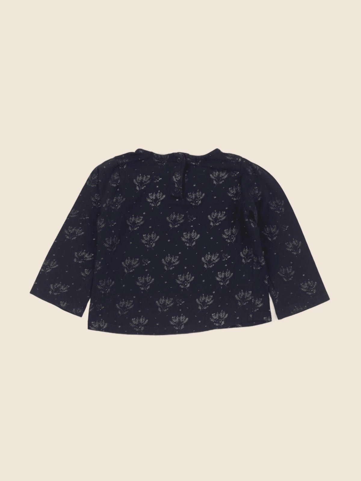 Eden & Victor - tee-shirt bleu, or - 2 ans