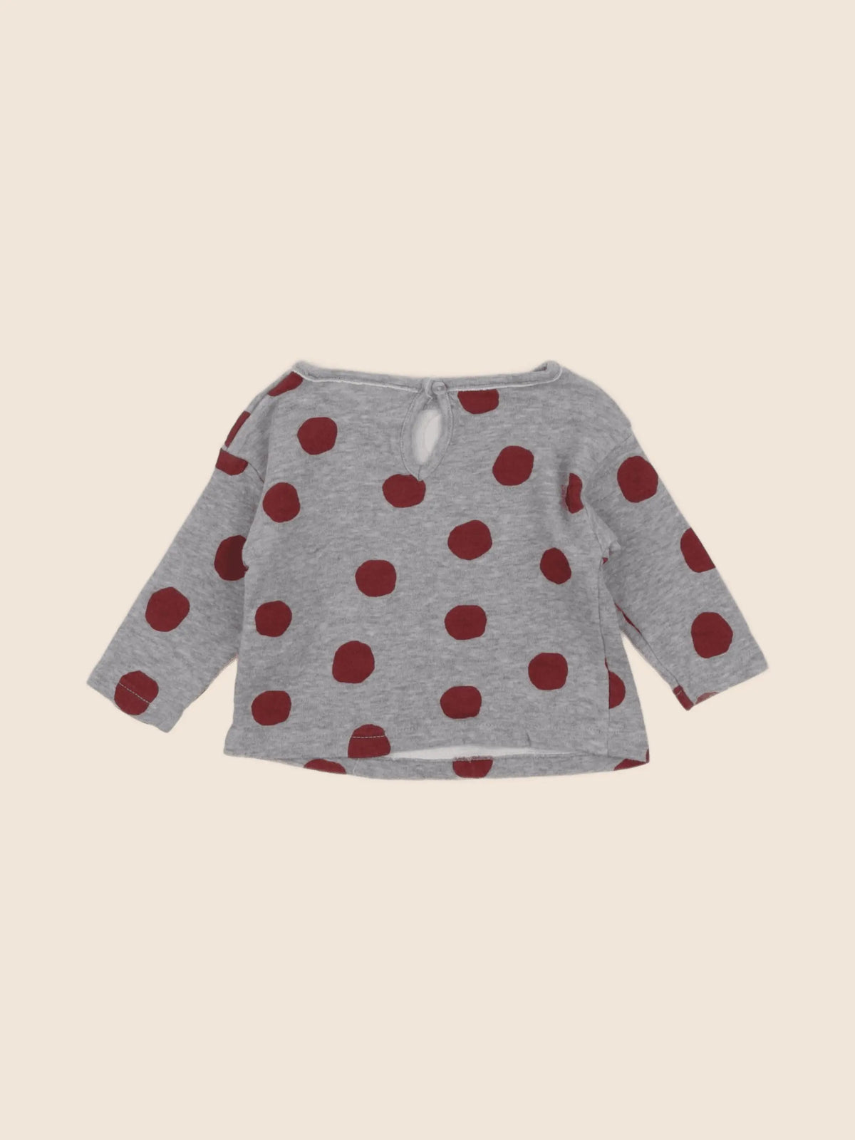 Zara - tee-shirt gris - 3/6 mois