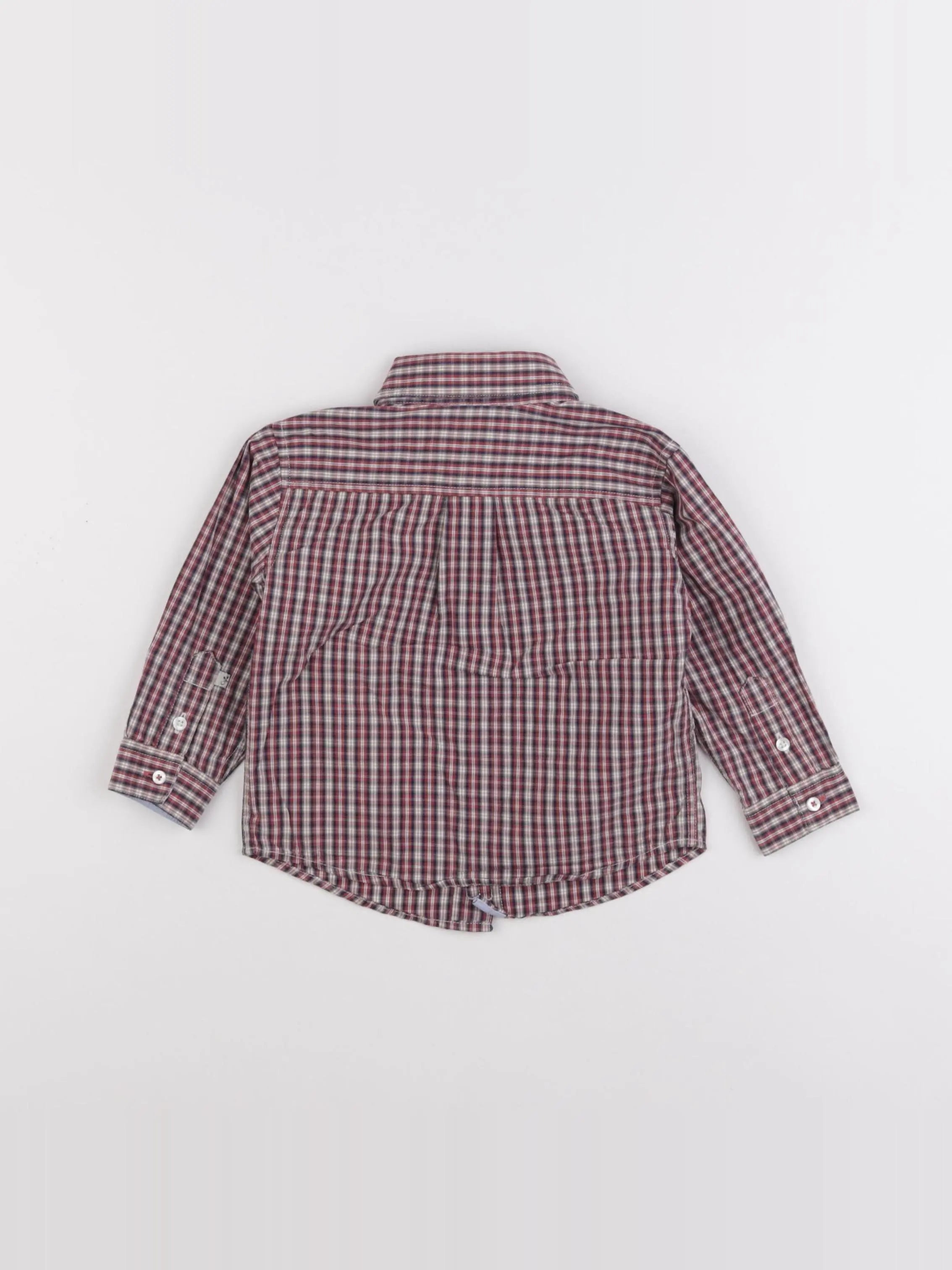 Cyrillus - chemise rouge - 18 mois