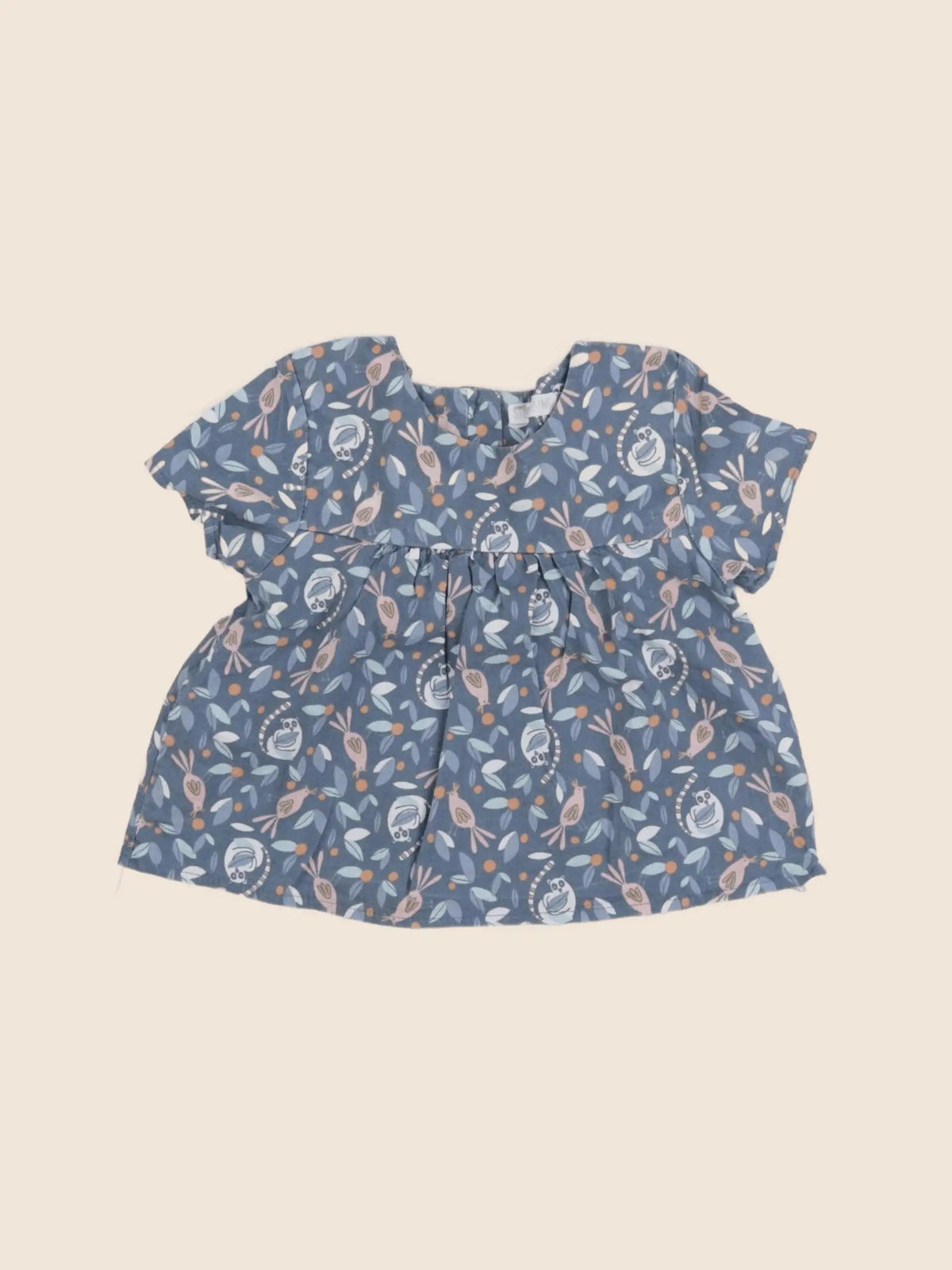Storytelling - blouse bleu - 6 mois