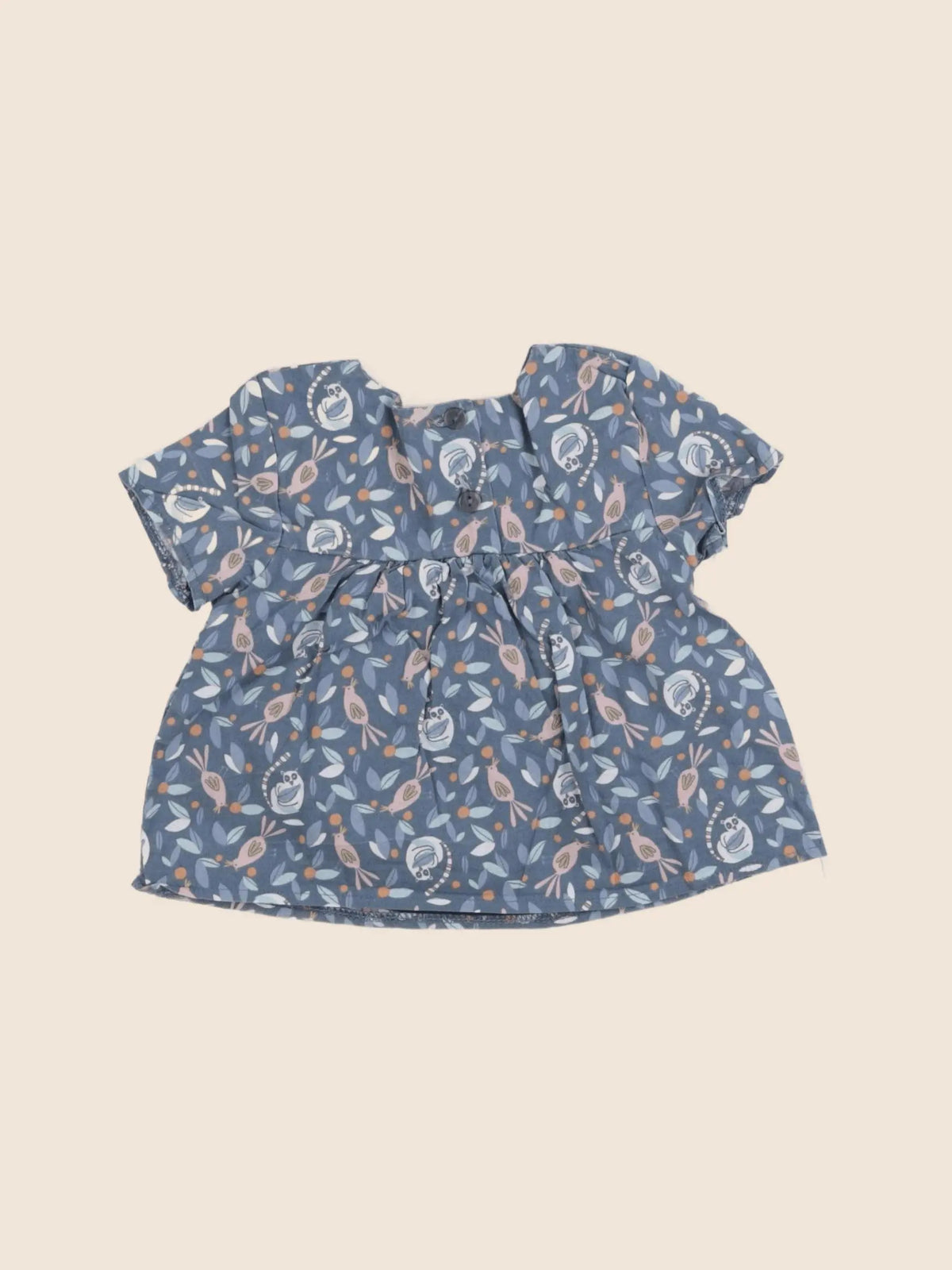 Storytelling - blouse bleu - 6 mois