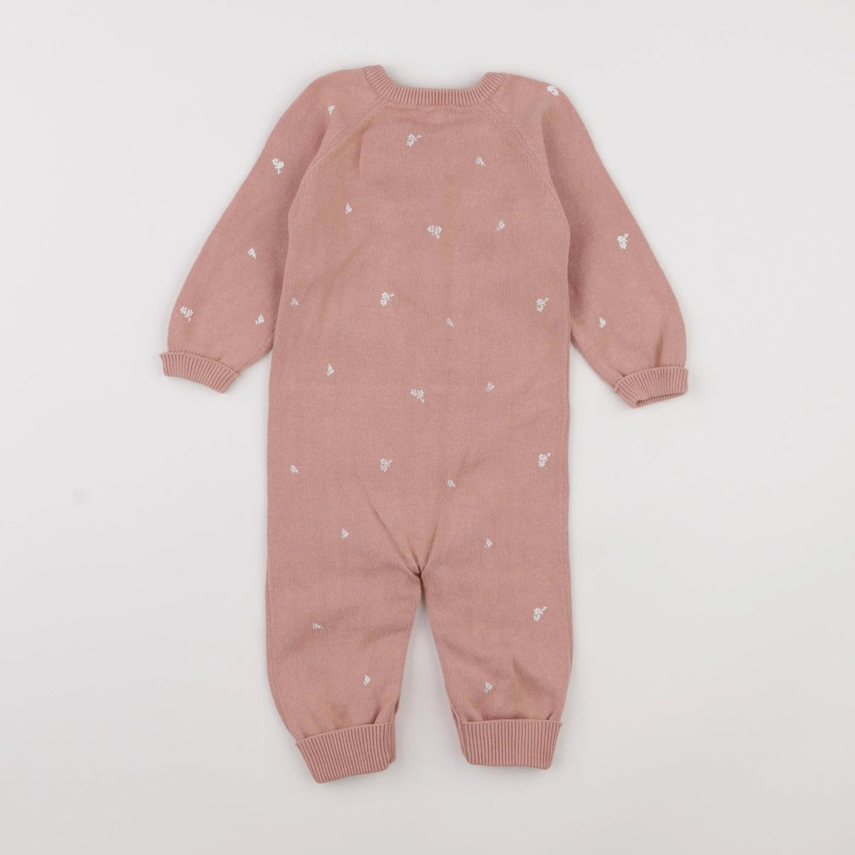 Vertbaudet - combinaison rose - 12 mois