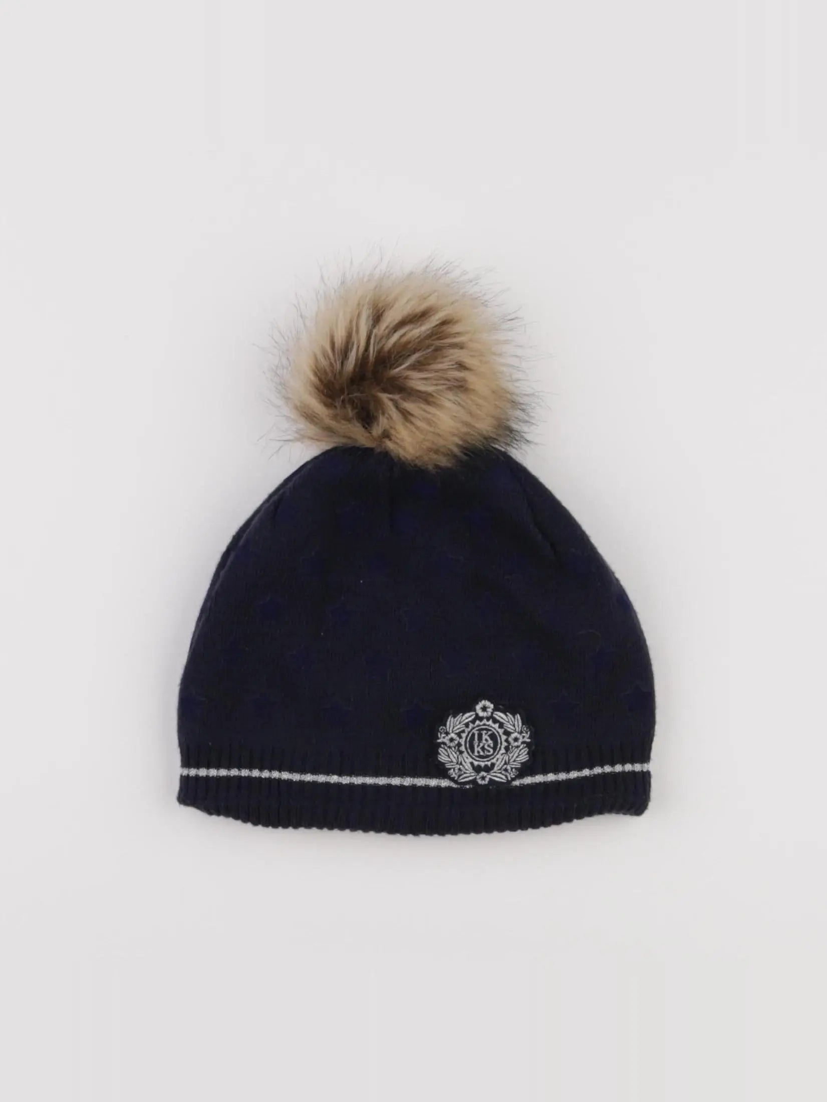 IKKS - bonnet bleu - 10 ans