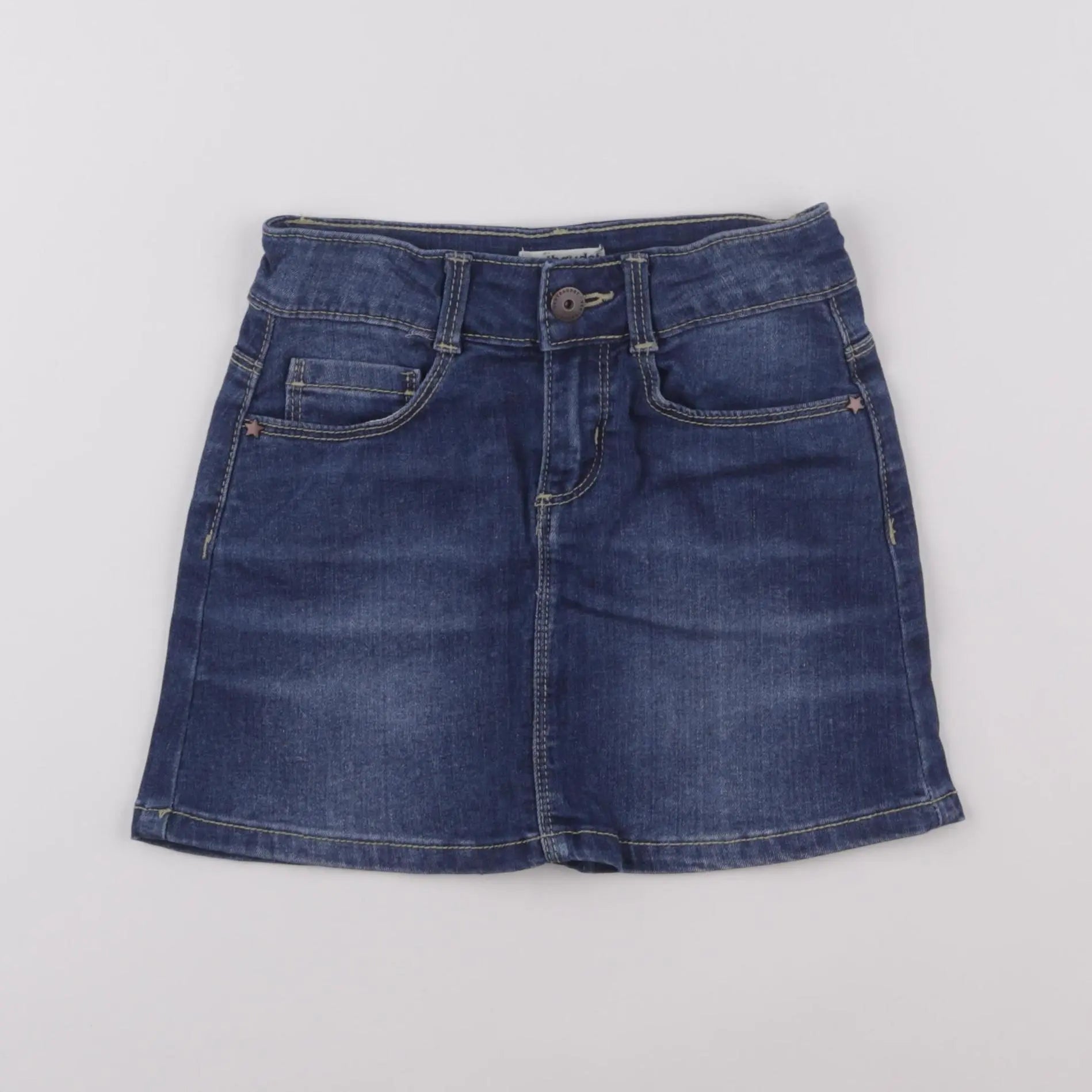 Vertbaudet - jupe bleu - 7 ans