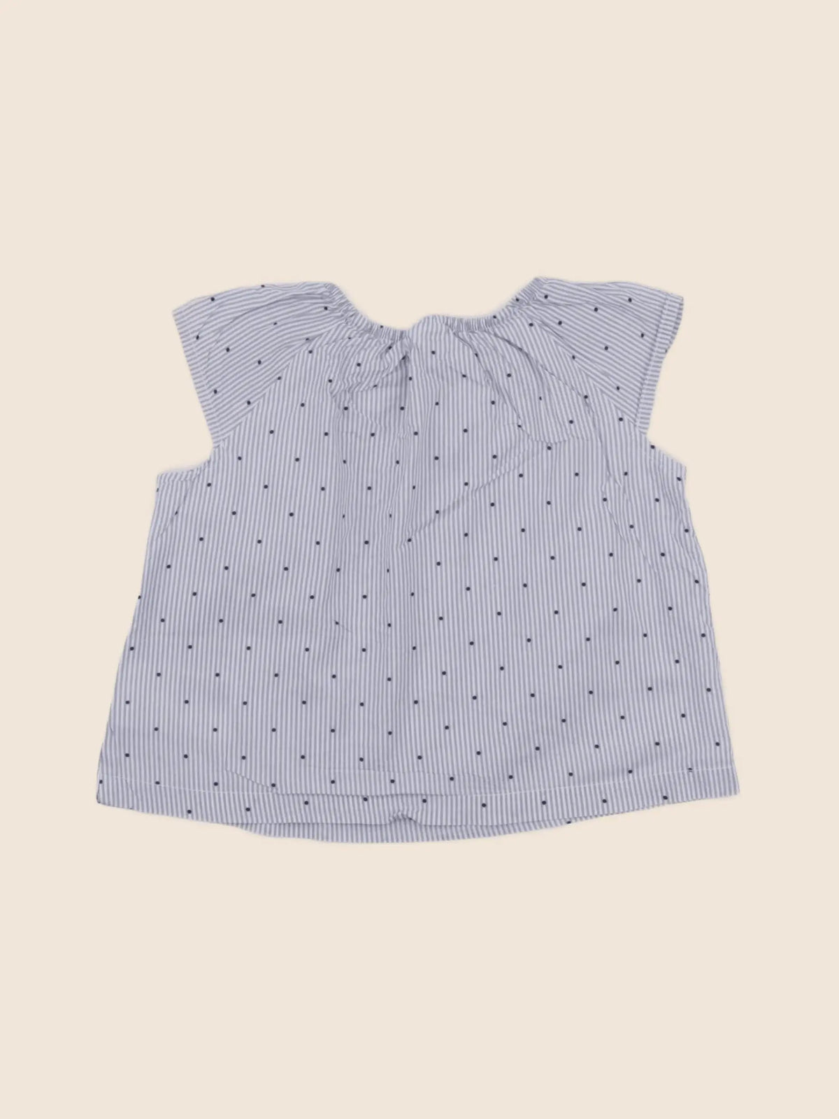 H&M - blouse bleu - 3/6 mois
