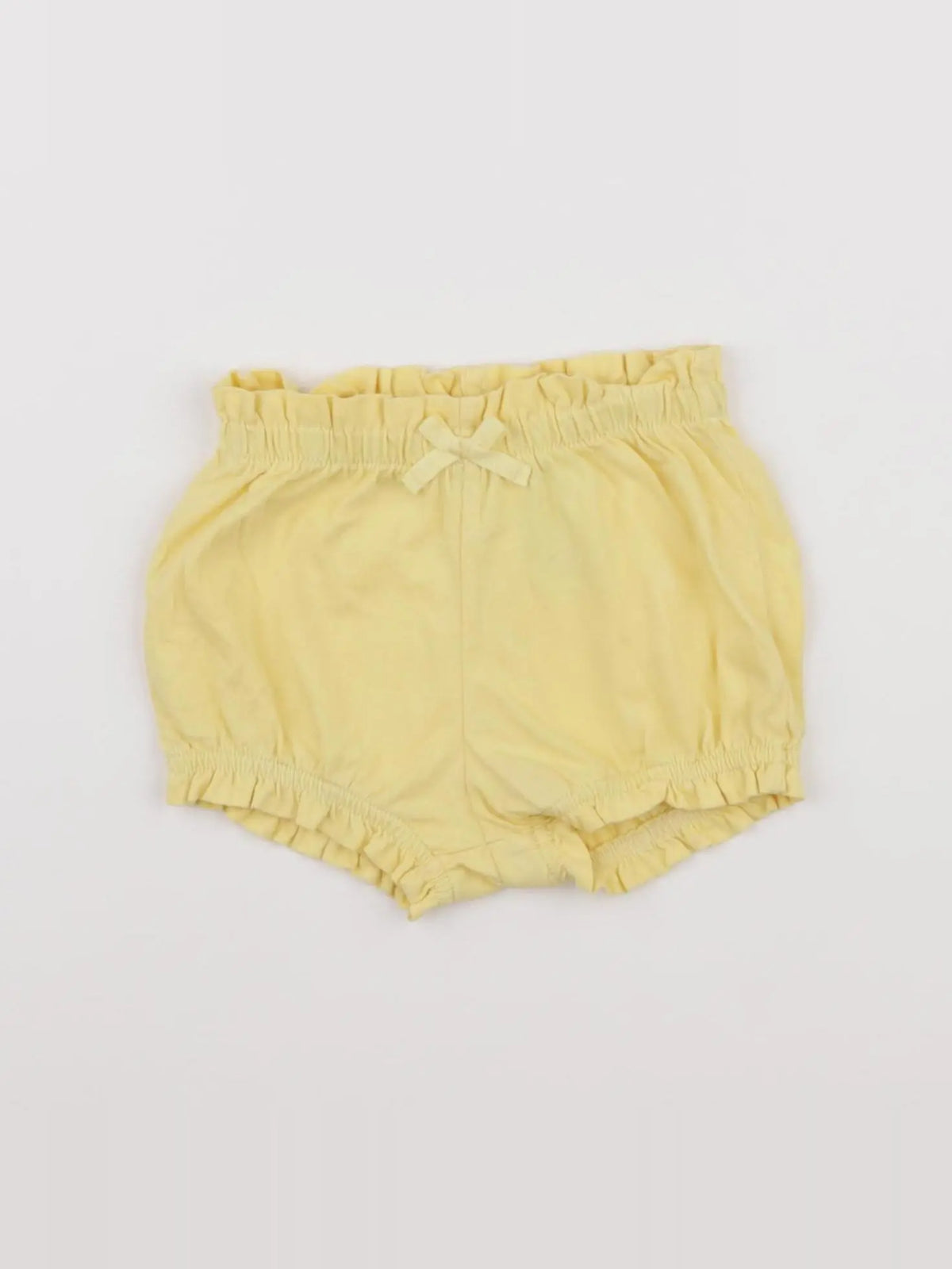 H&M - short jaune - 3/6 mois