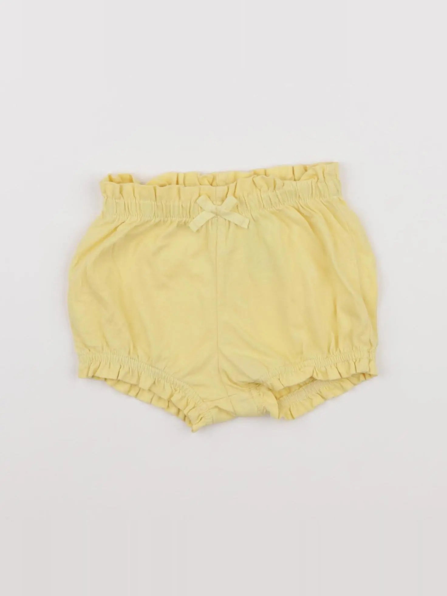 H&M - short jaune - 3/6 mois