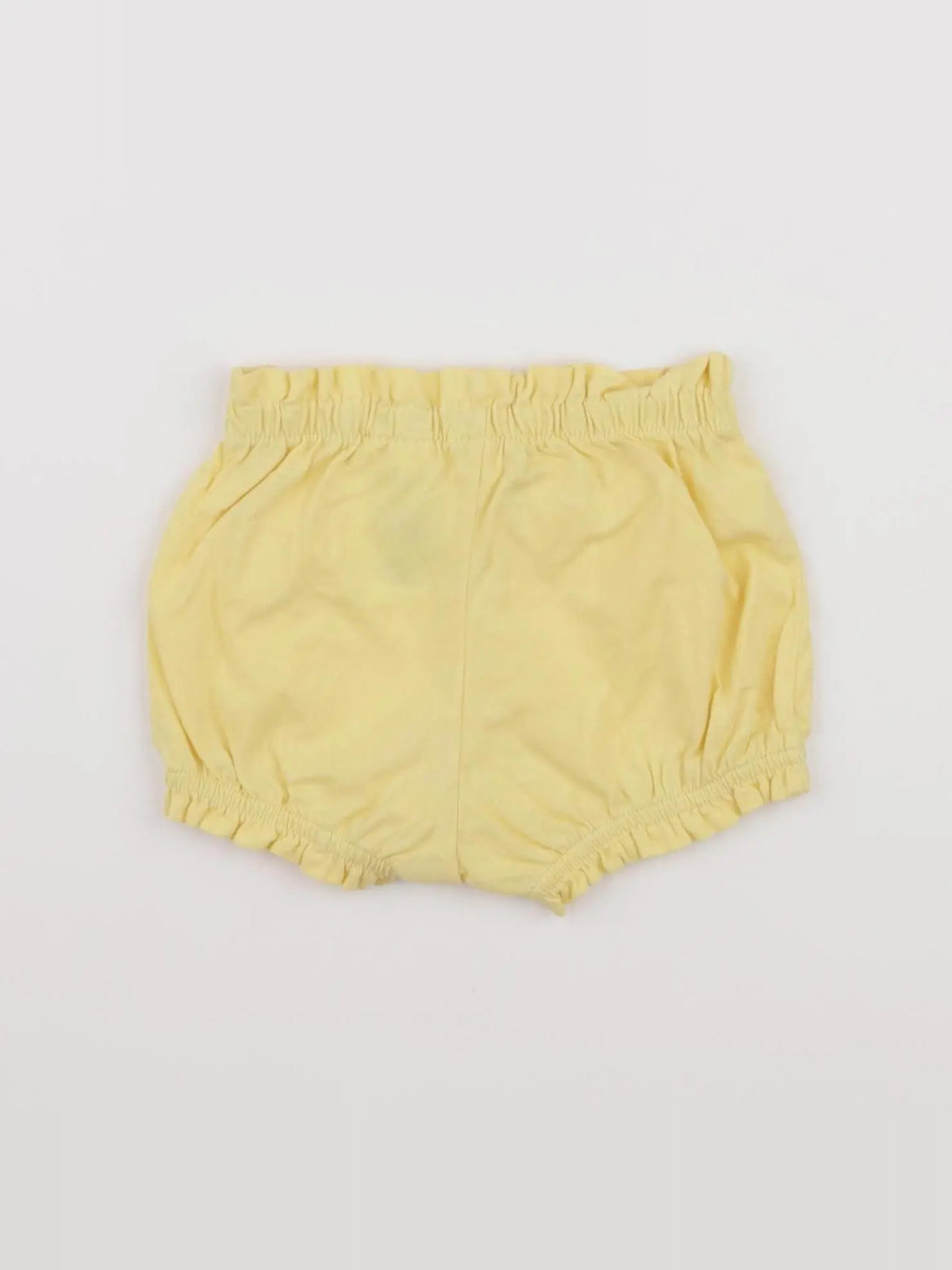 H&M - short jaune - 3/6 mois