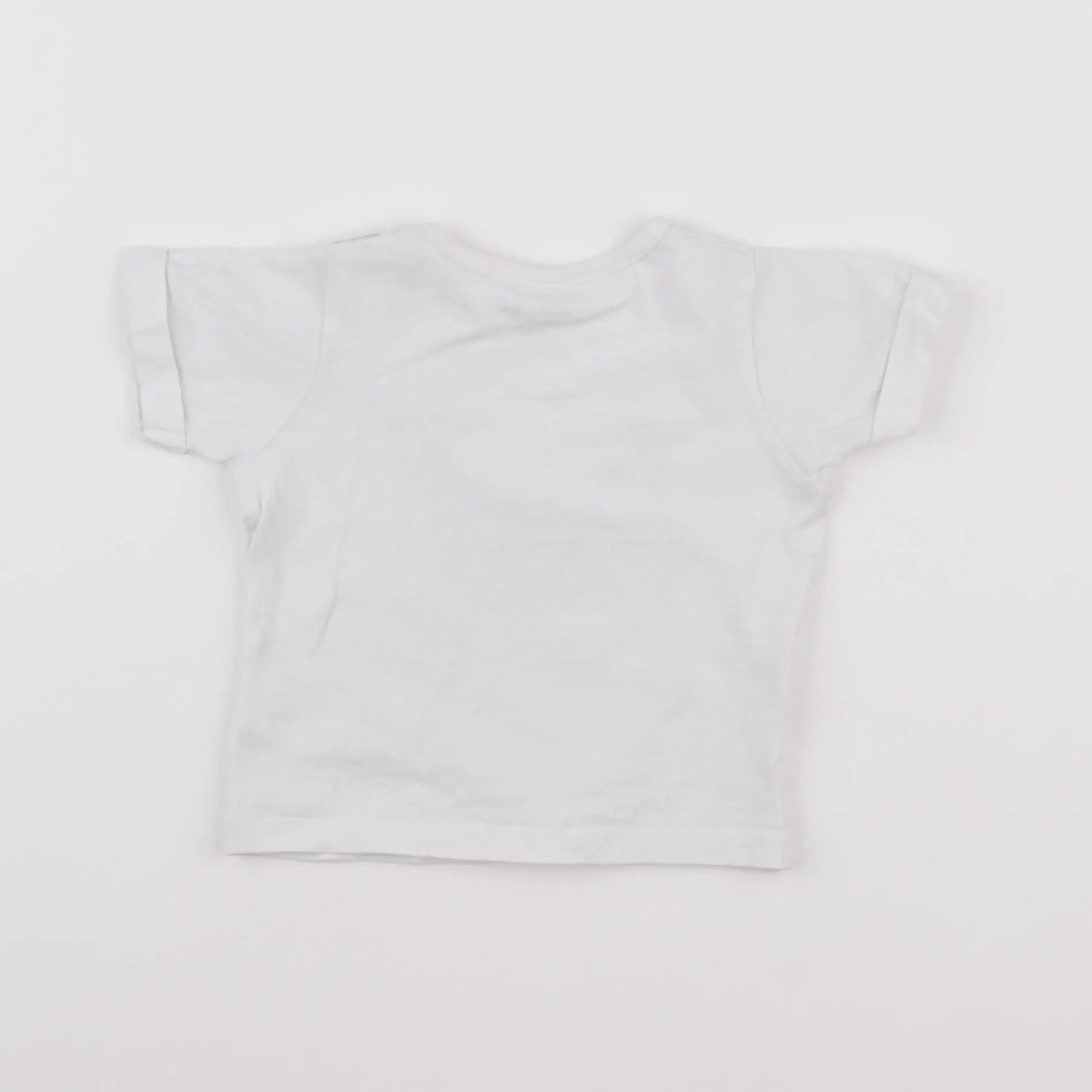 Vertbaudet - tee-shirt blanc - 6 mois