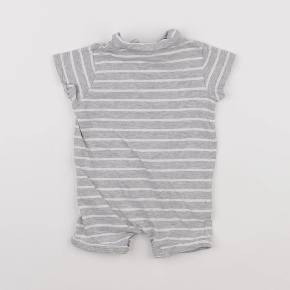 Vertbaudet - combinaison gris - 6 mois