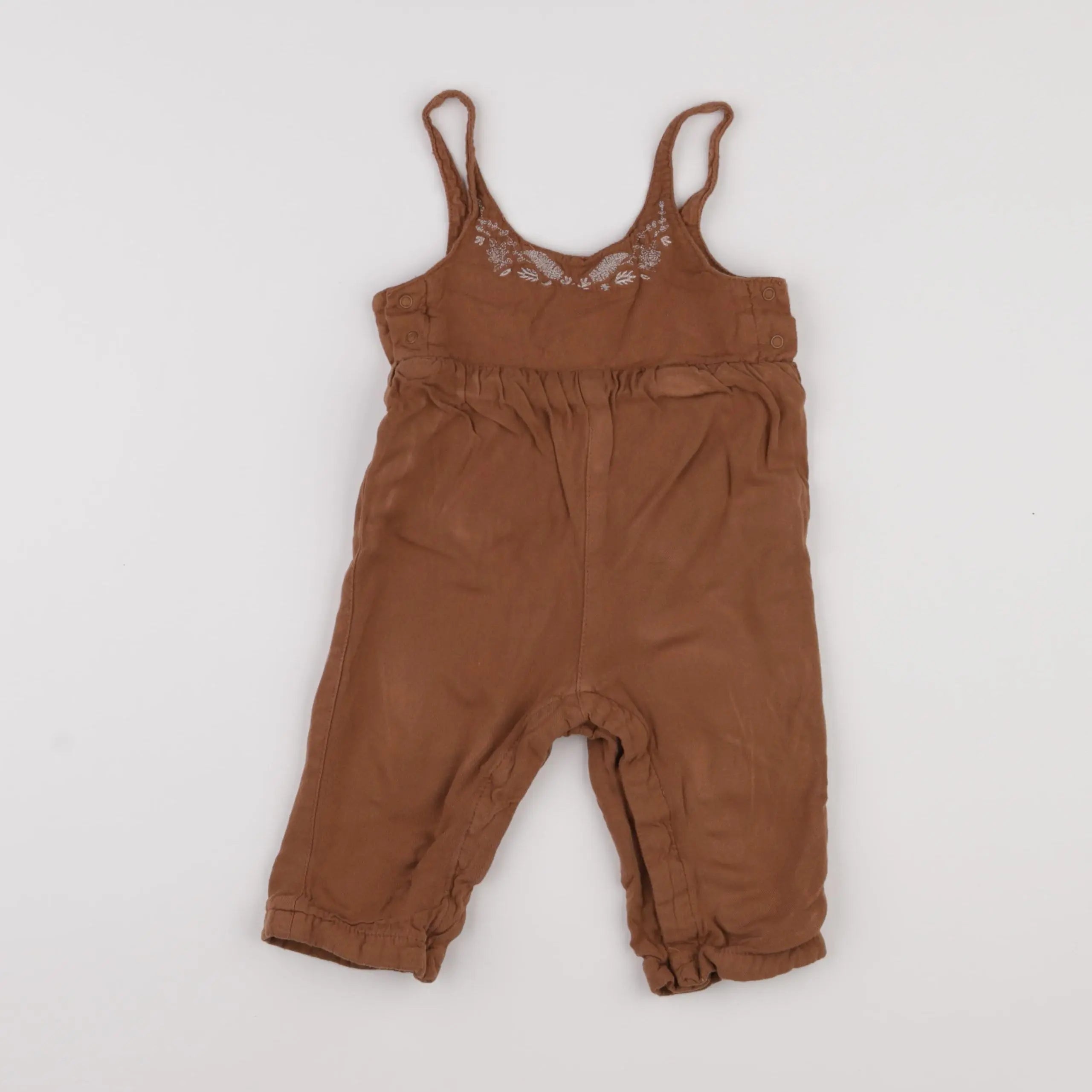 Vertbaudet - combinaison marron - 12 mois
