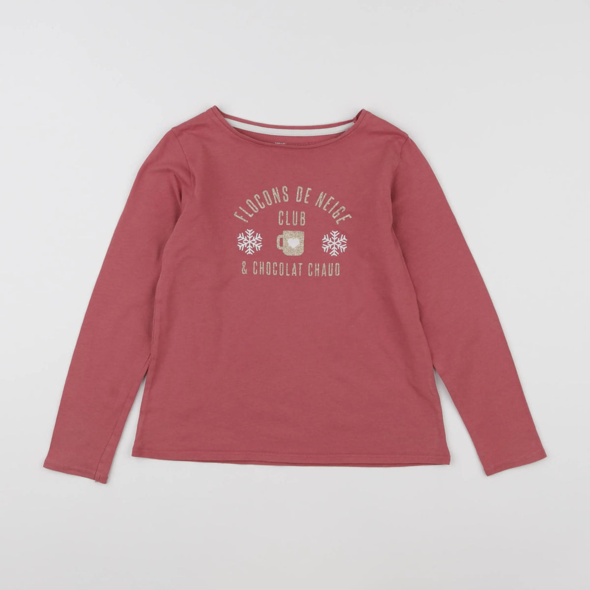 Vertbaudet - tee-shirt rose - 8 ans