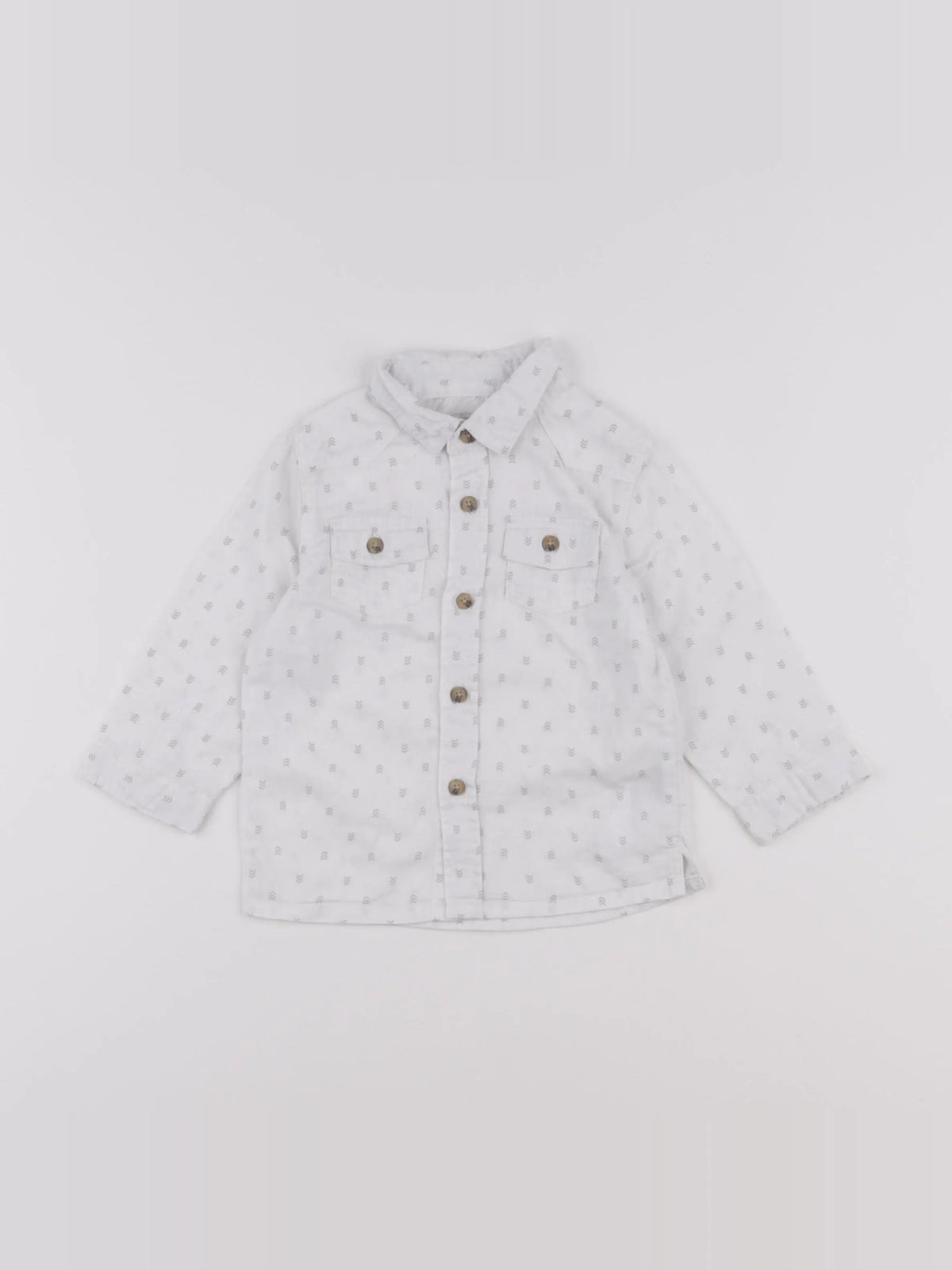 Vertbaudet - chemise blanc - 12 mois