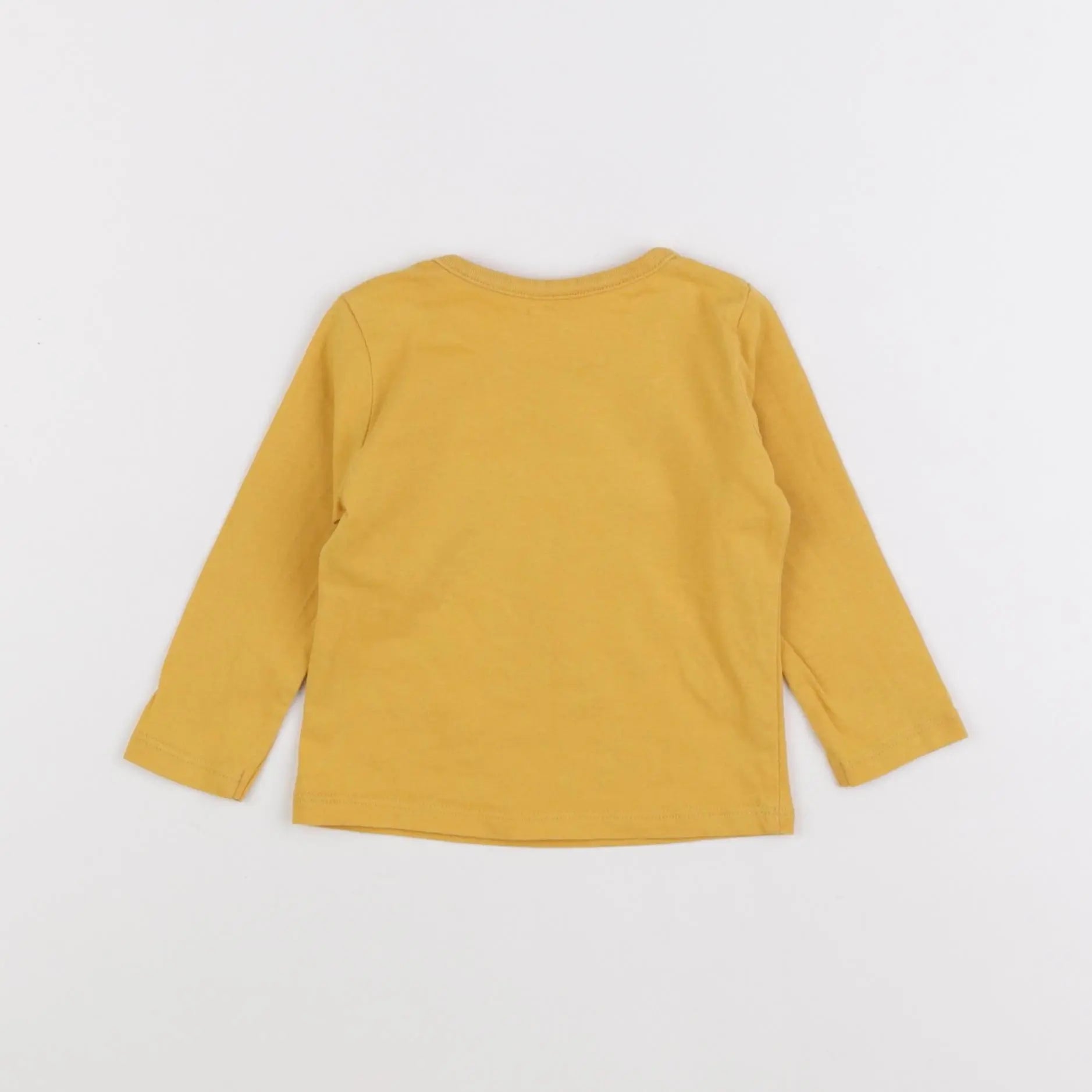 Vertbaudet - tee-shirt jaune - 6 mois