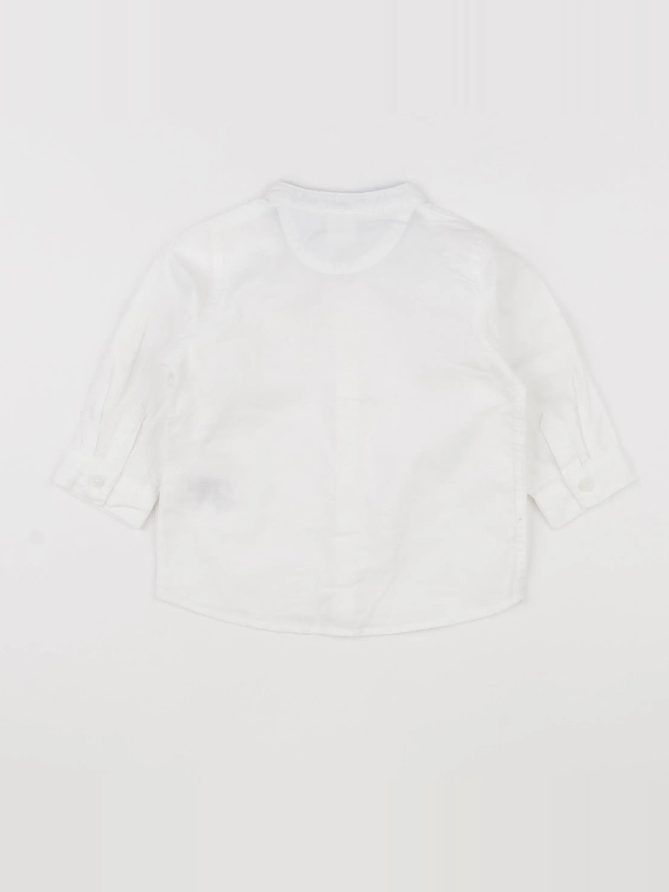 H&M - chemise blanc - 6/9 mois