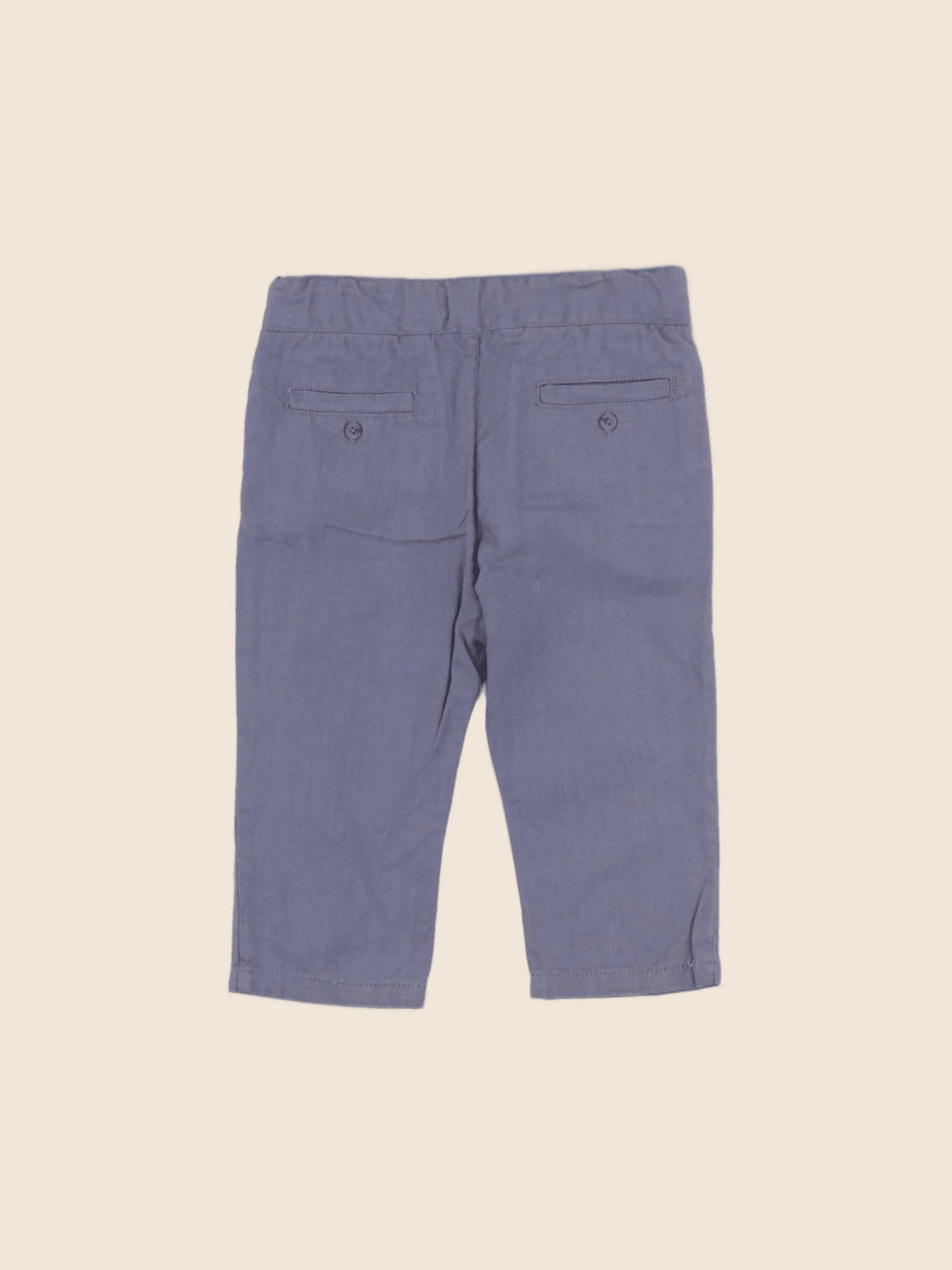Natalys - pantalon bleu - 12 mois