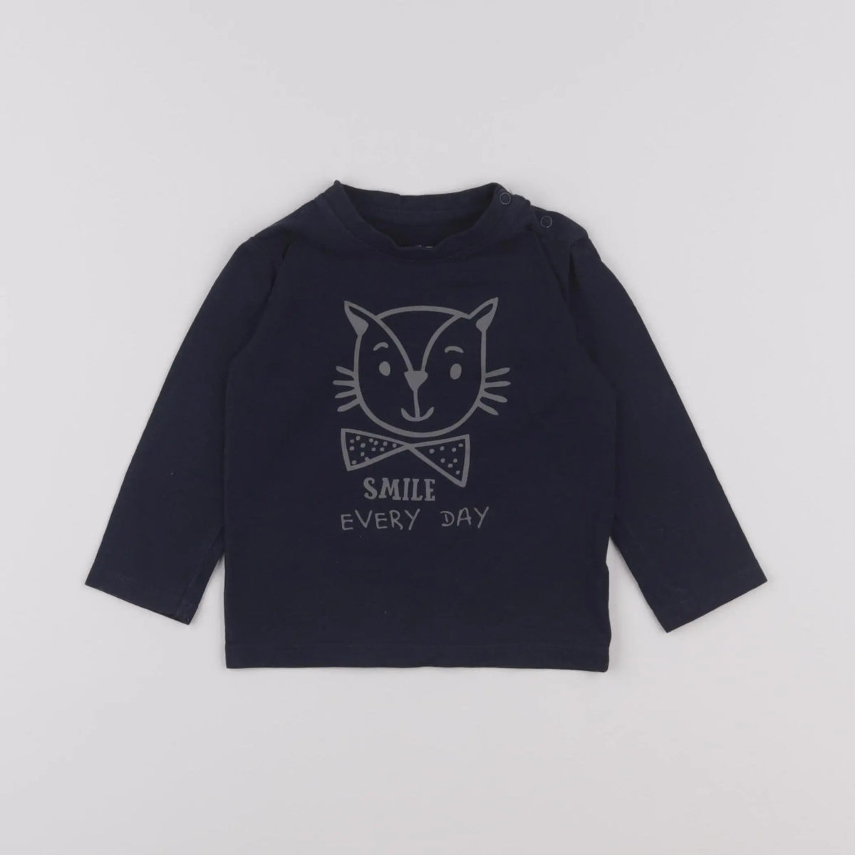 Vertbaudet - tee-shirt bleu - 6 mois