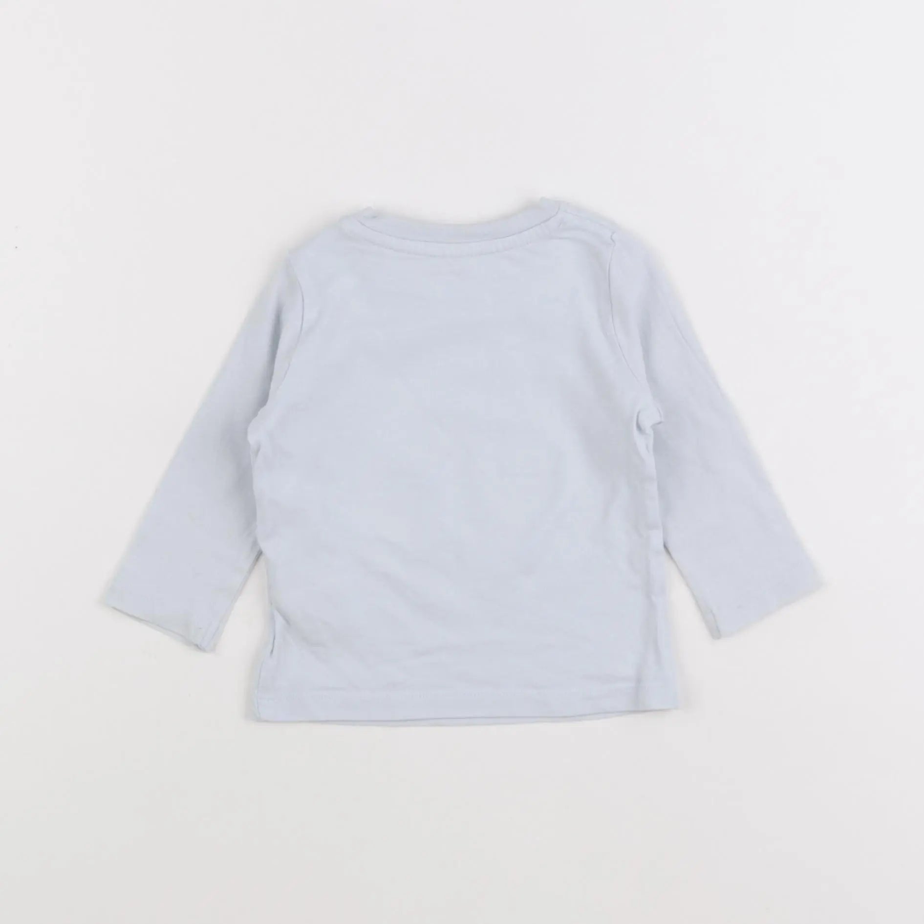 Vertbaudet - tee-shirt bleu - 6 mois
