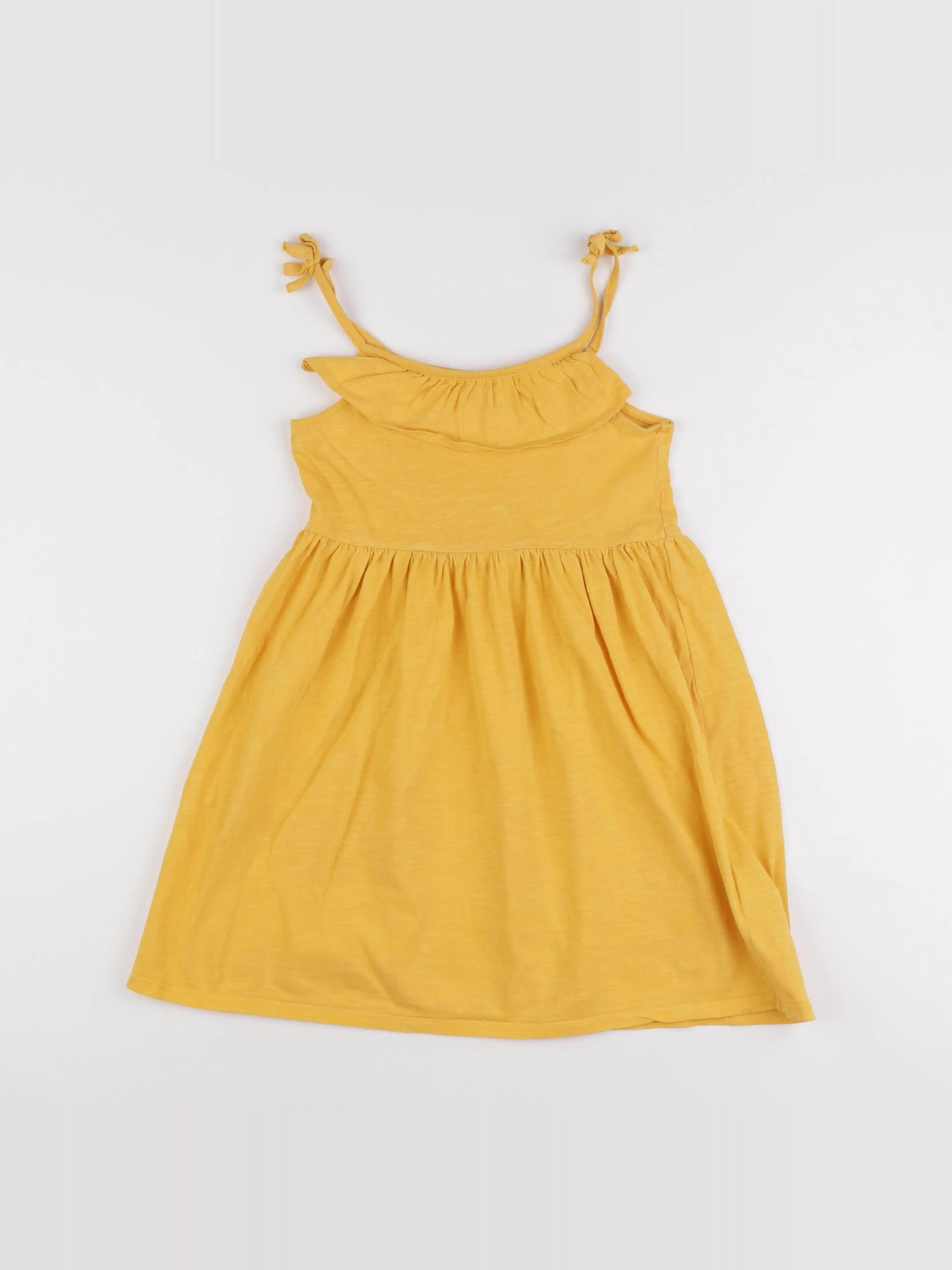 Vertbaudet - robe jaune - 8 ans