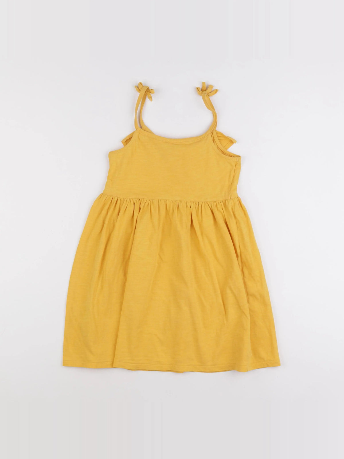 Vertbaudet - robe jaune - 8 ans