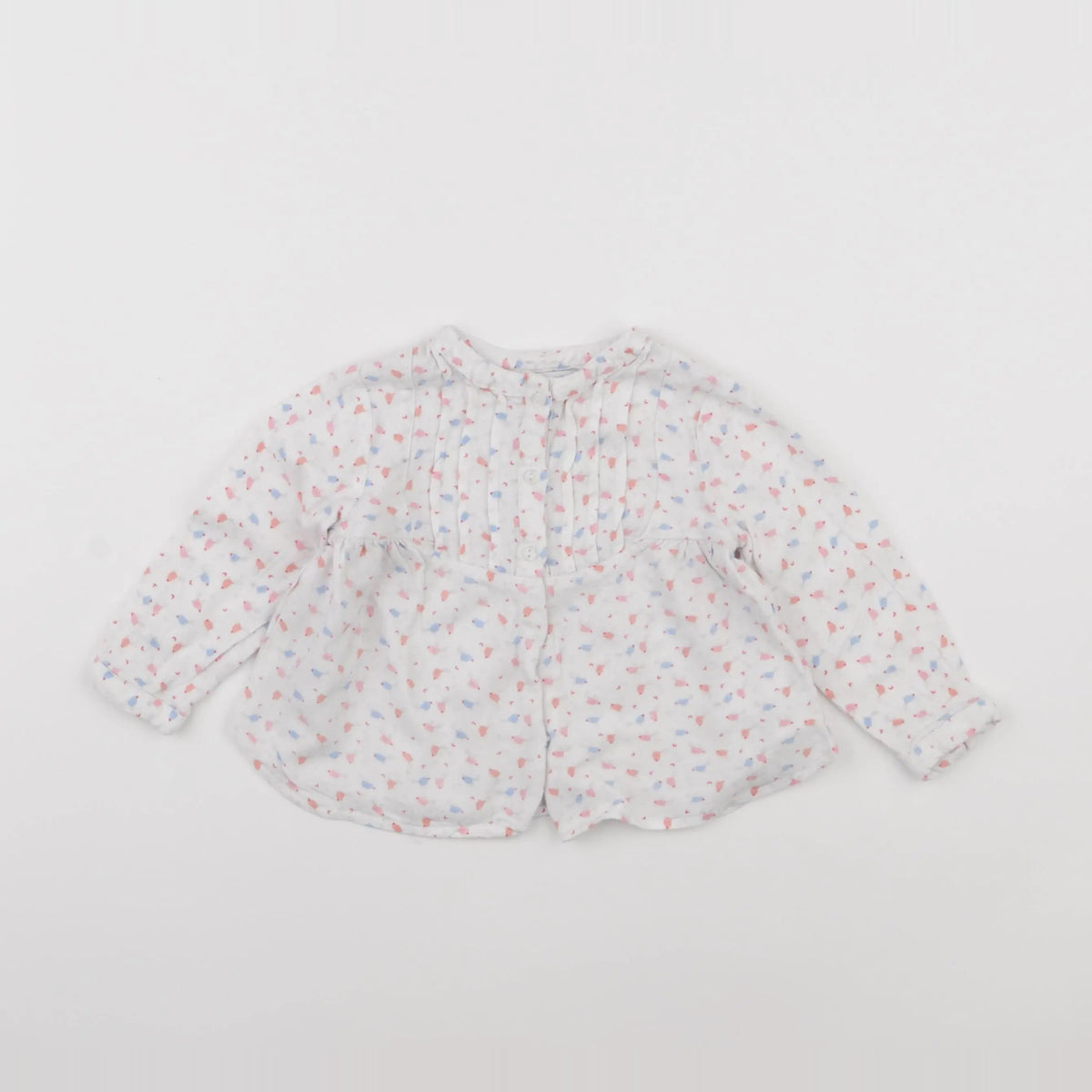 Vertbaudet - blouse blanc - 18 mois