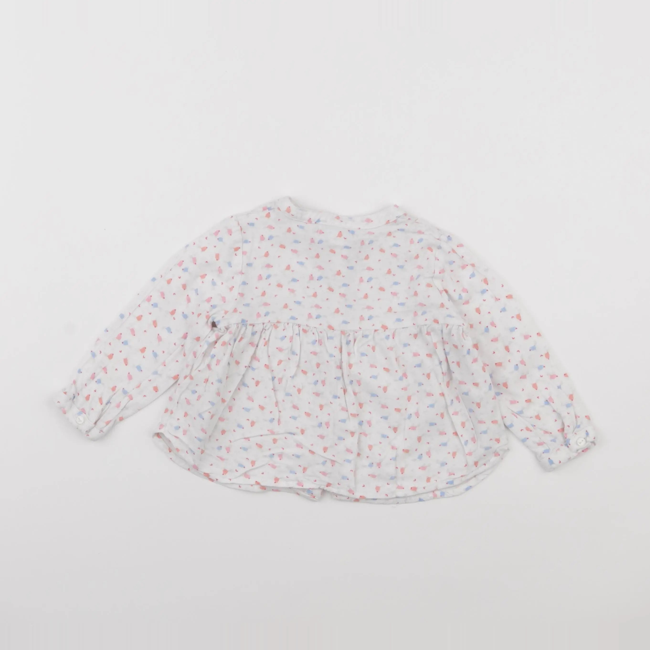 Vertbaudet - blouse blanc - 18 mois