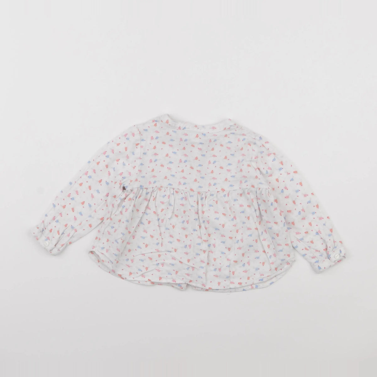 Vertbaudet - blouse blanc - 18 mois
