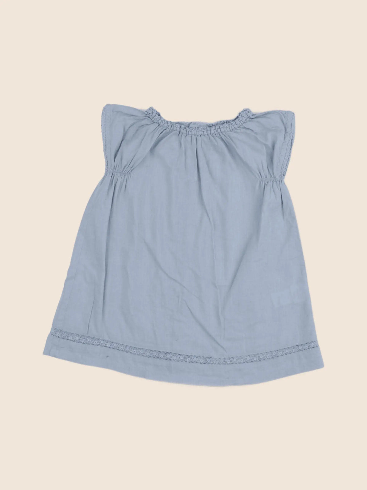 Bonton - robe bleu - 12 mois