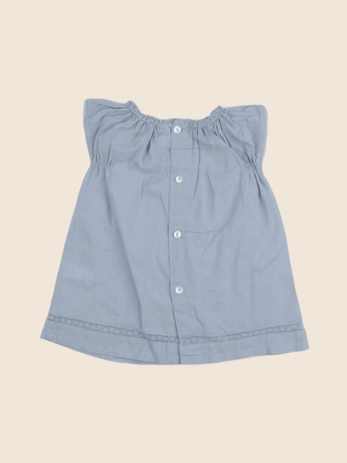 Bonton - robe bleu - 12 mois