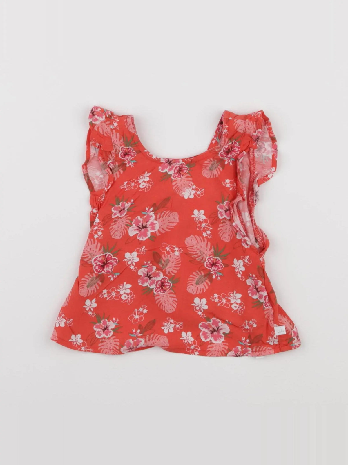 IKKS - blouse rouge - 12 mois