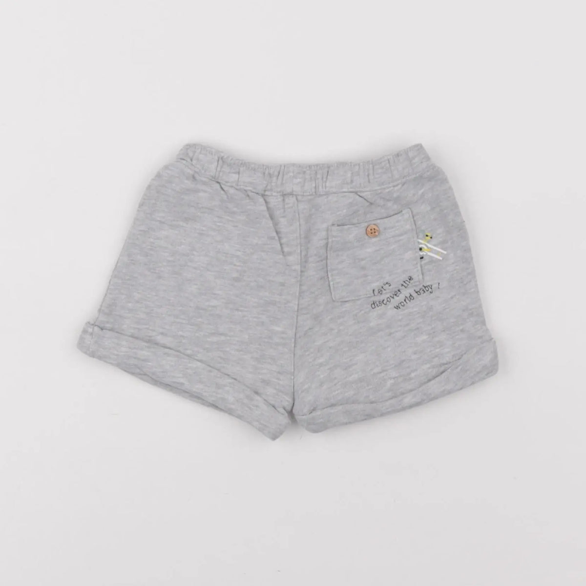 Vertbaudet - short gris - 3 mois