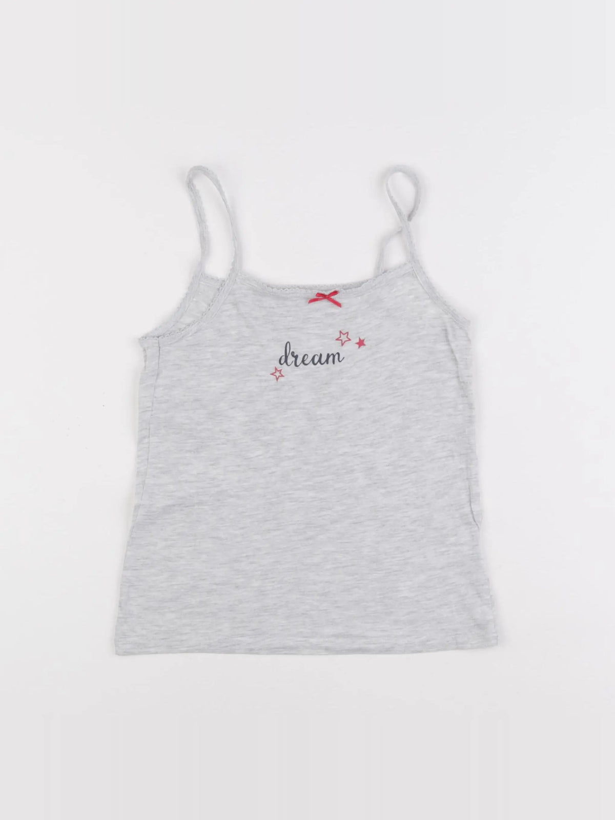 Vertbaudet - maillot de corps gris - 8 ans