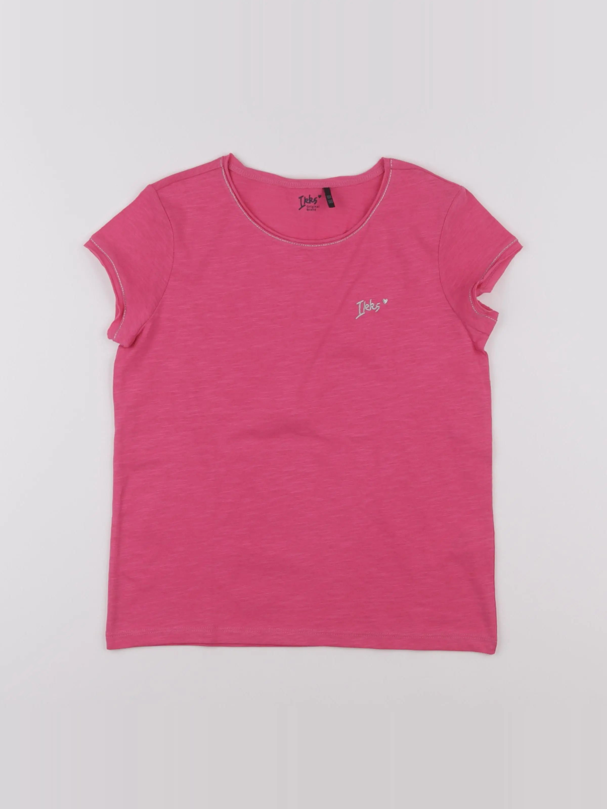 IKKS - tee-shirt rose - 10 ans