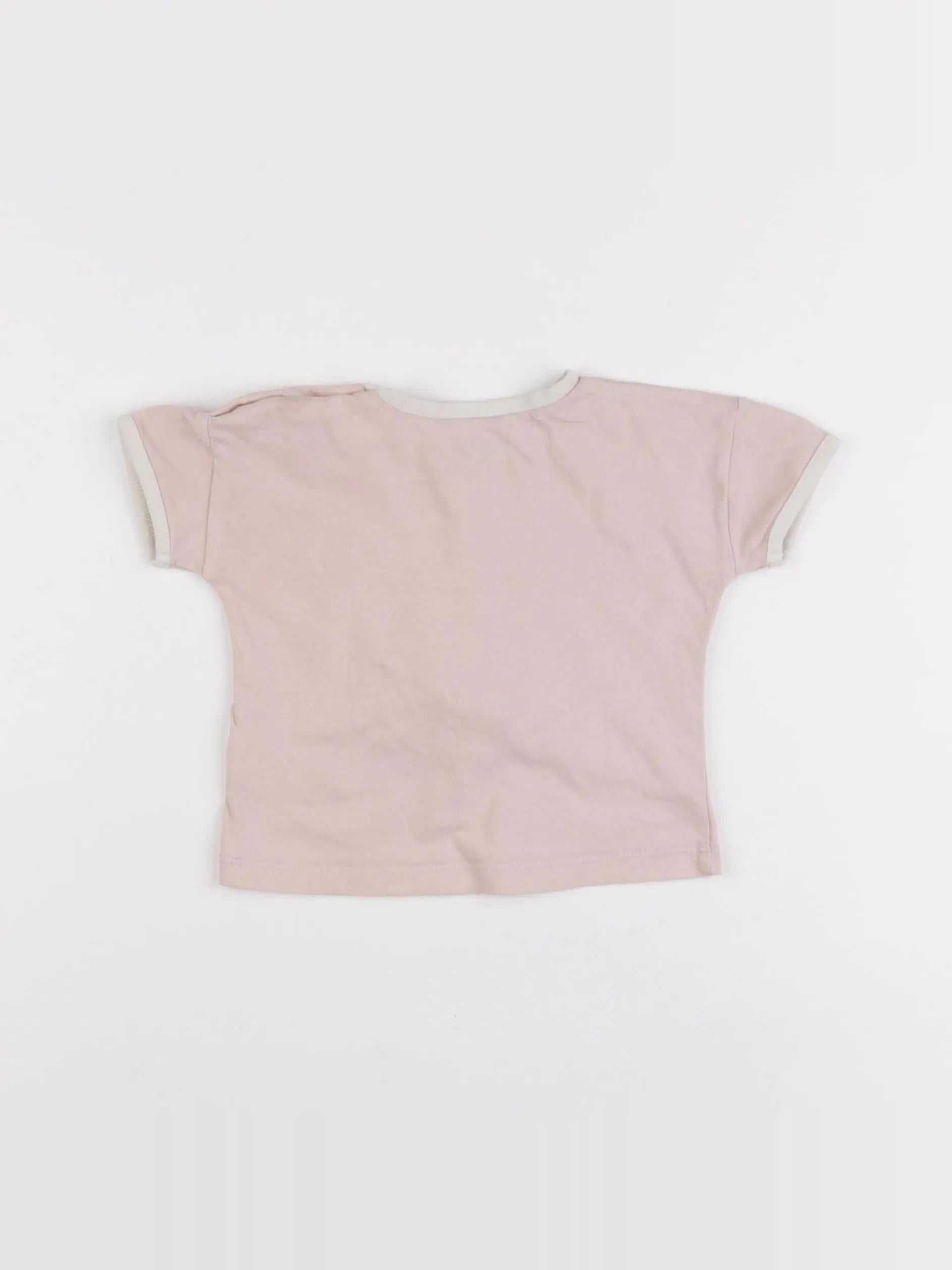 Vertbaudet - tee-shirt rose - 6 mois